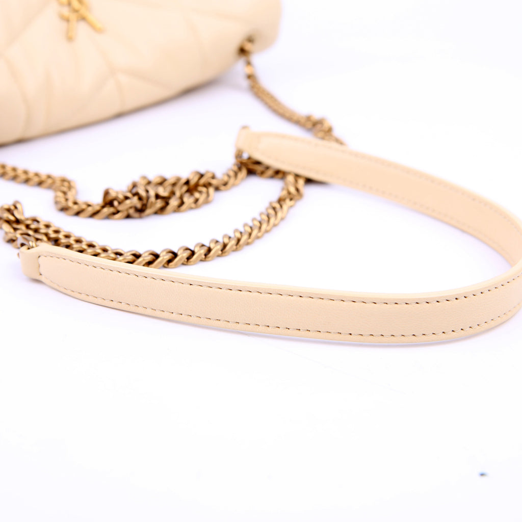 SAINT LAURENT Loulou Toy Puffer Yellow 620333