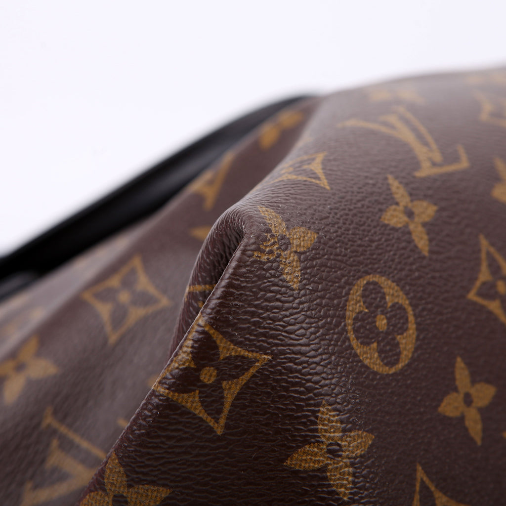 Flower Zipped Tote MM Monogram Black