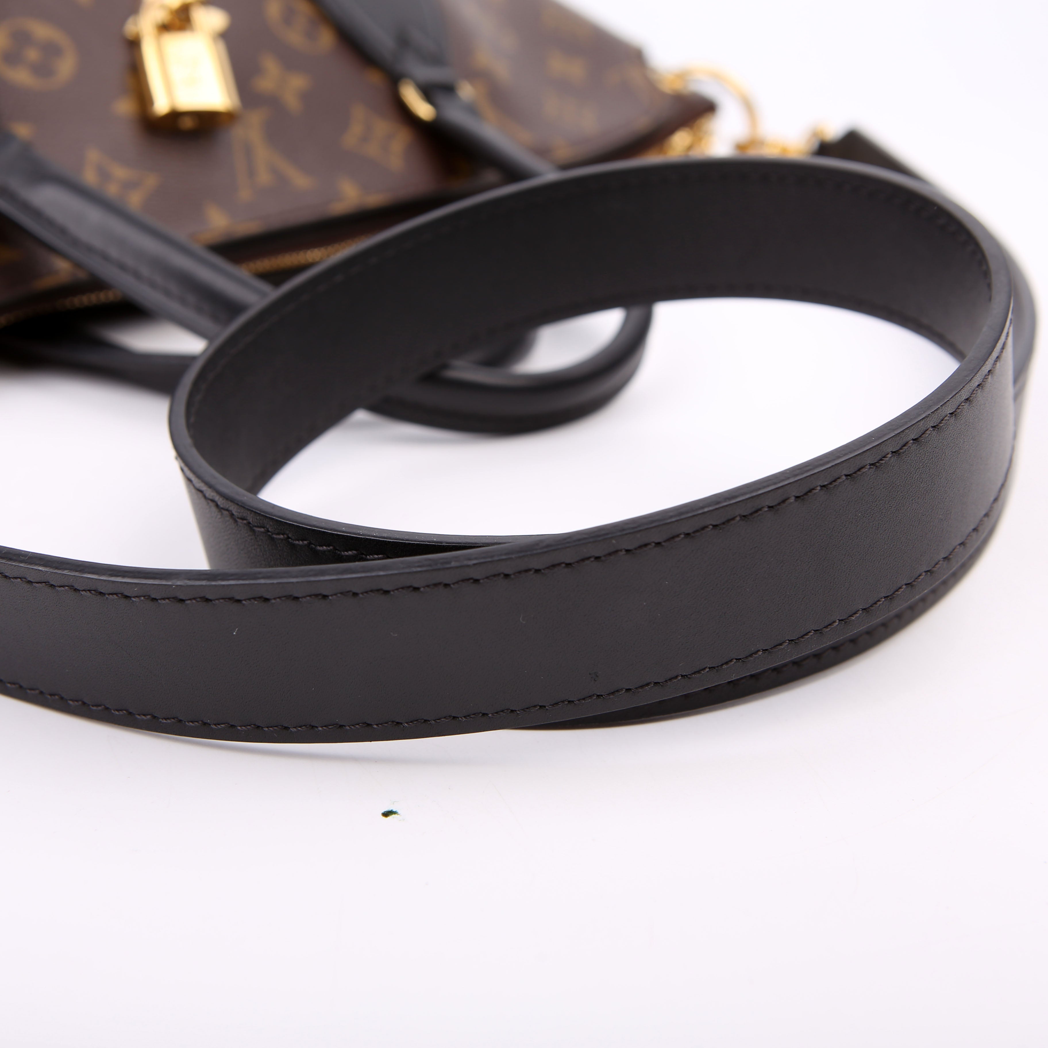 Flower Zipped Tote MM Monogram Black