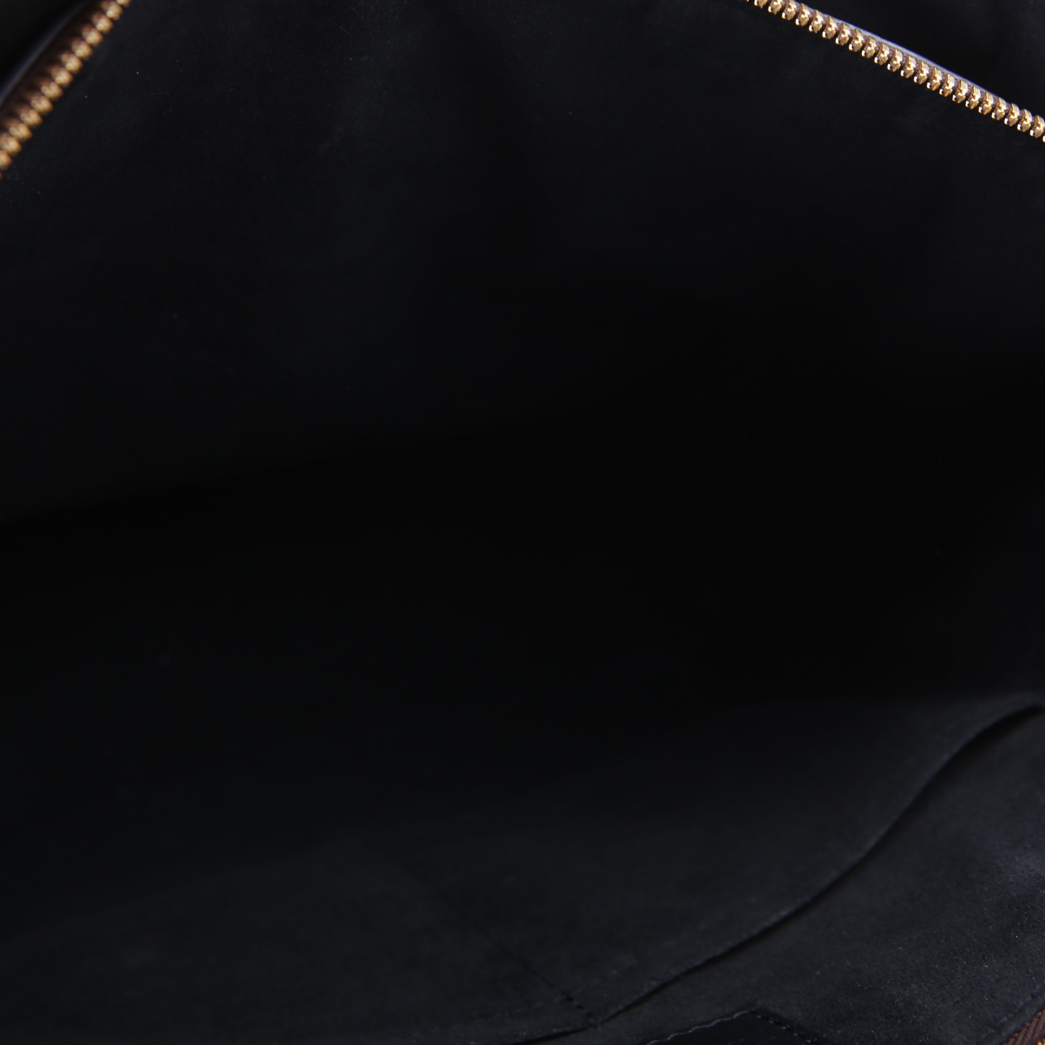 Flower Zipped Tote MM Monogram Black