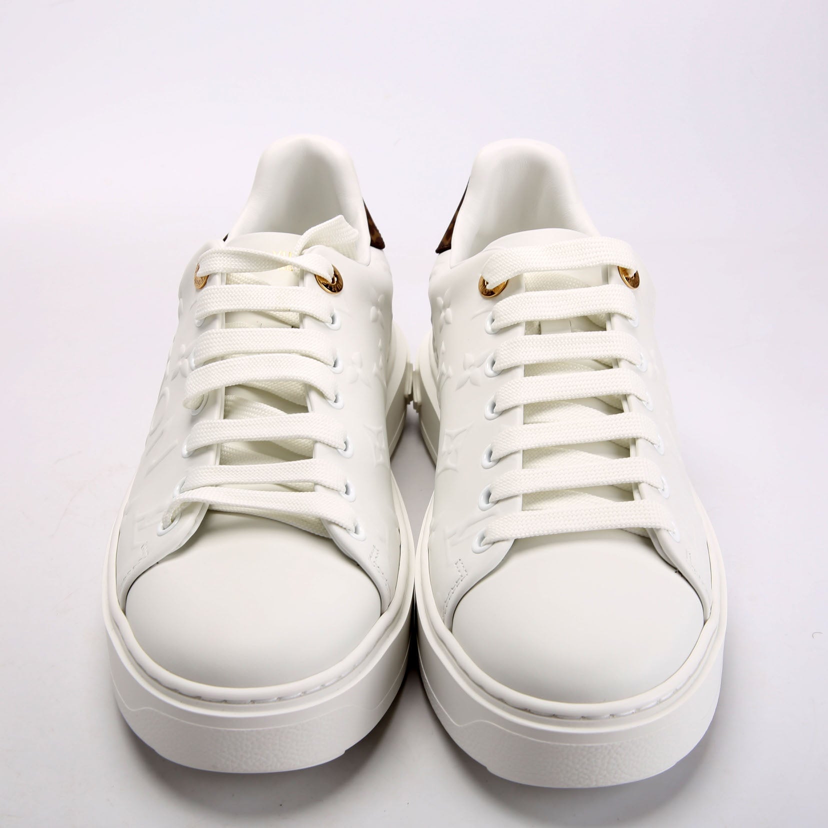 Timeout Sneakers Size 37.5 White/Brown