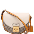 644524 Padlock GG Supreme Small Messenger Cream/Yellow