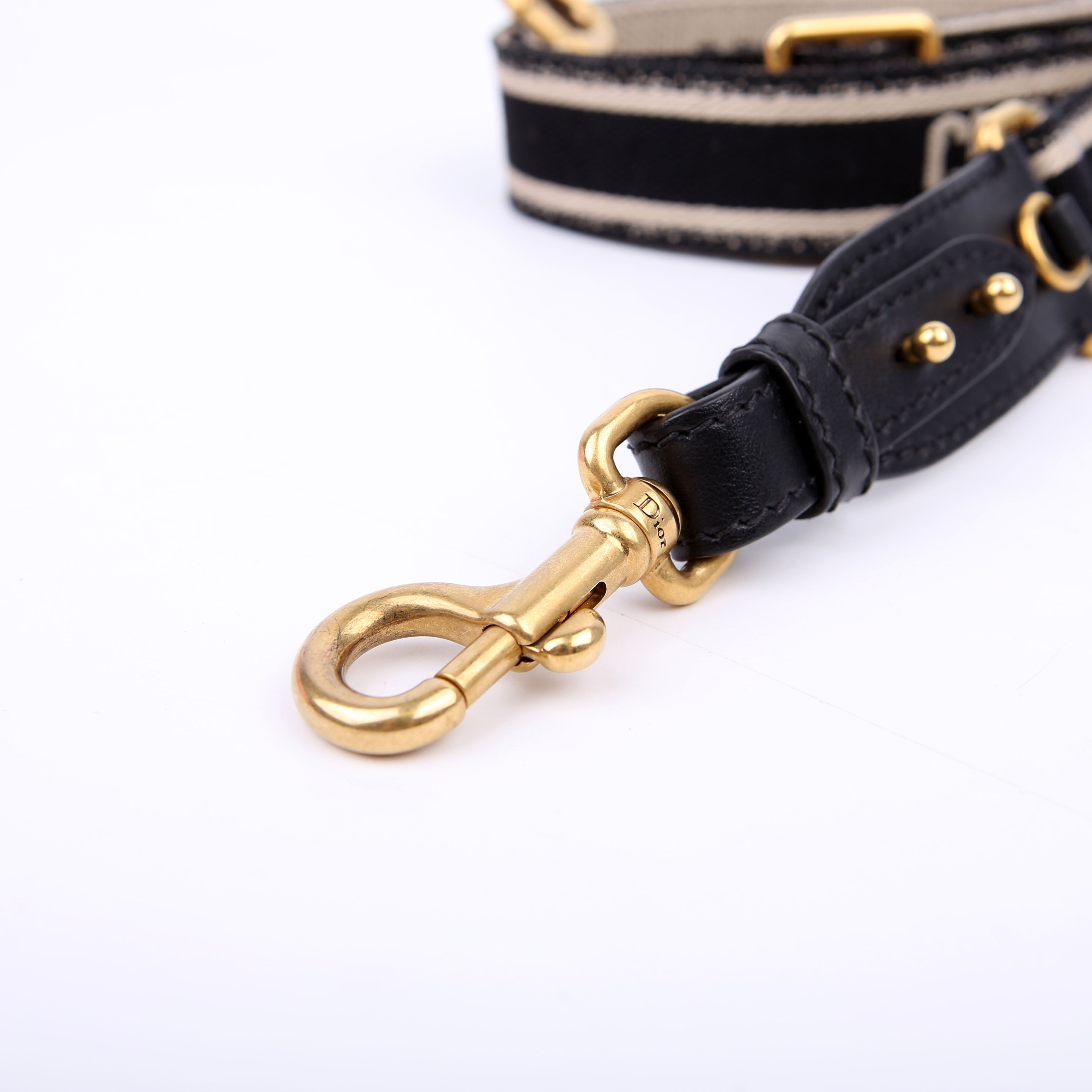 Dior Logo Canvas Adjustable Strap