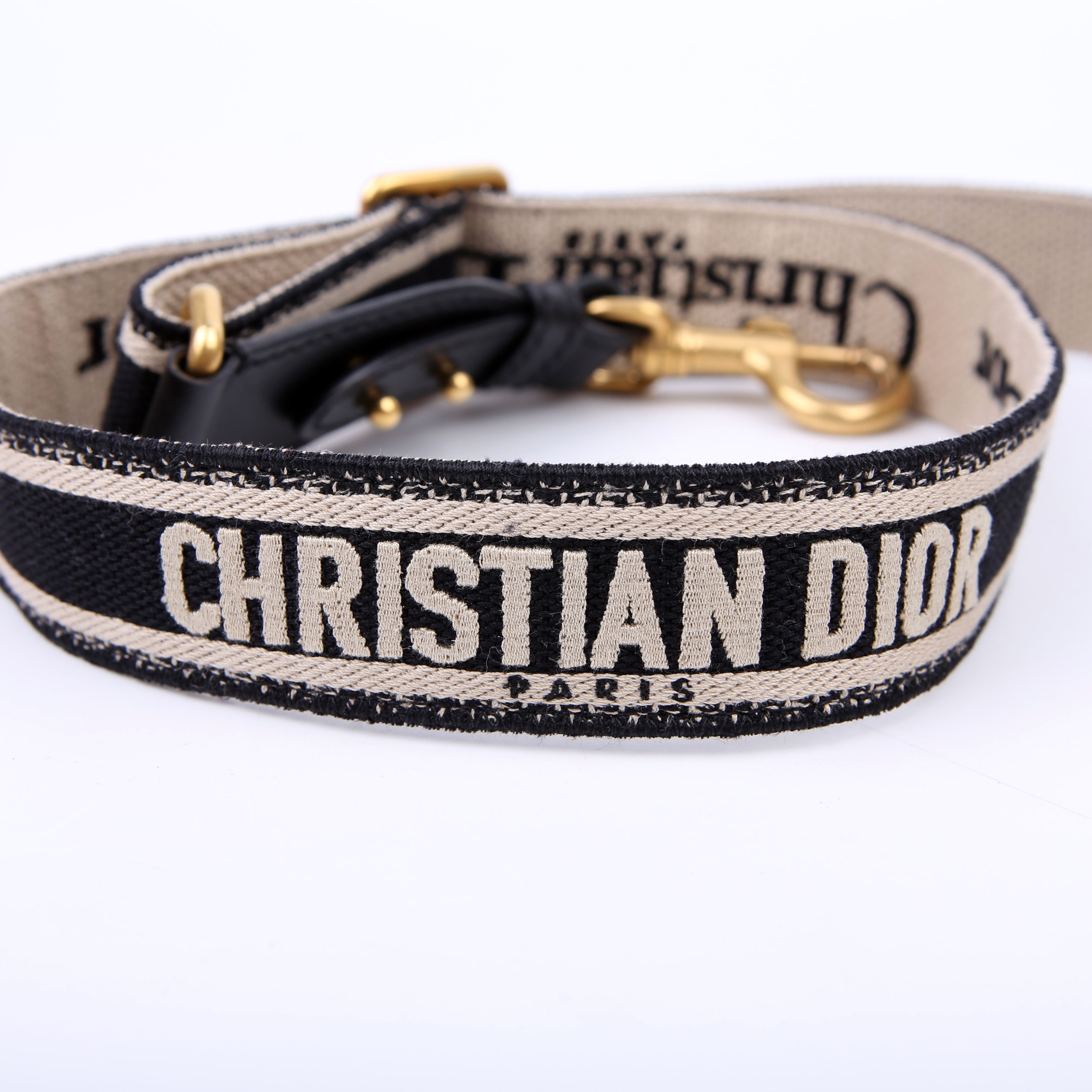 Dior Logo Canvas Adjustable Strap