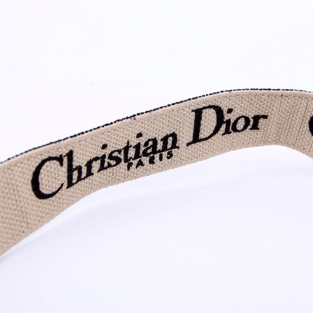 Dior Logo Canvas Adjustable Strap