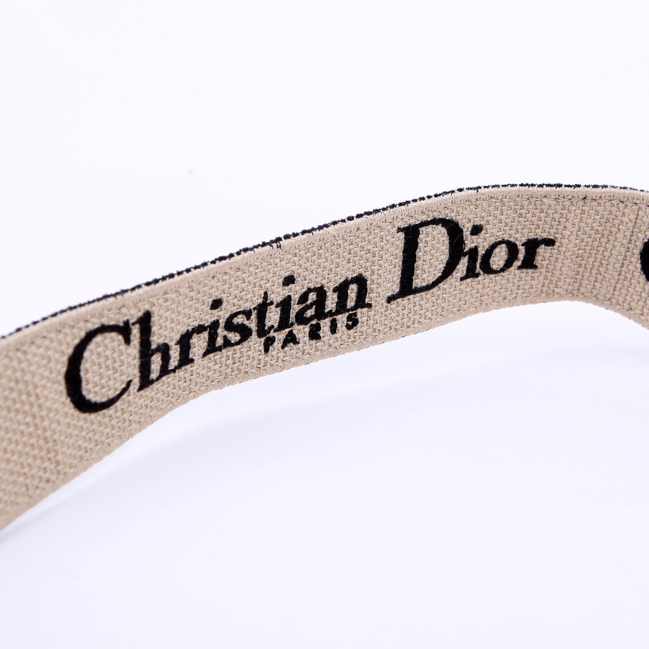 Dior Logo Canvas Adjustable Strap