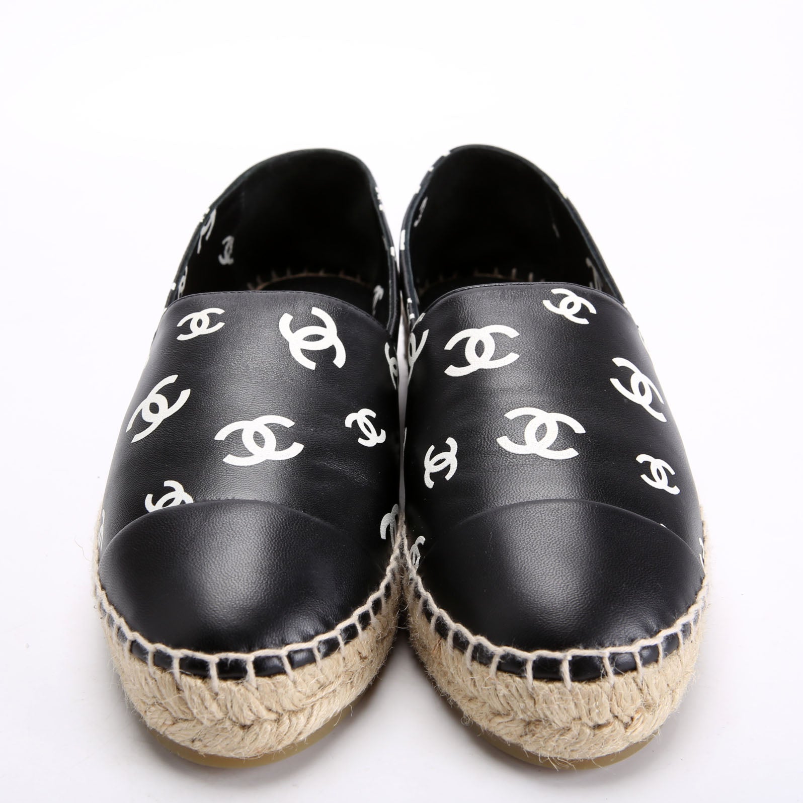 CC Espadrilles Size 39 Black/White