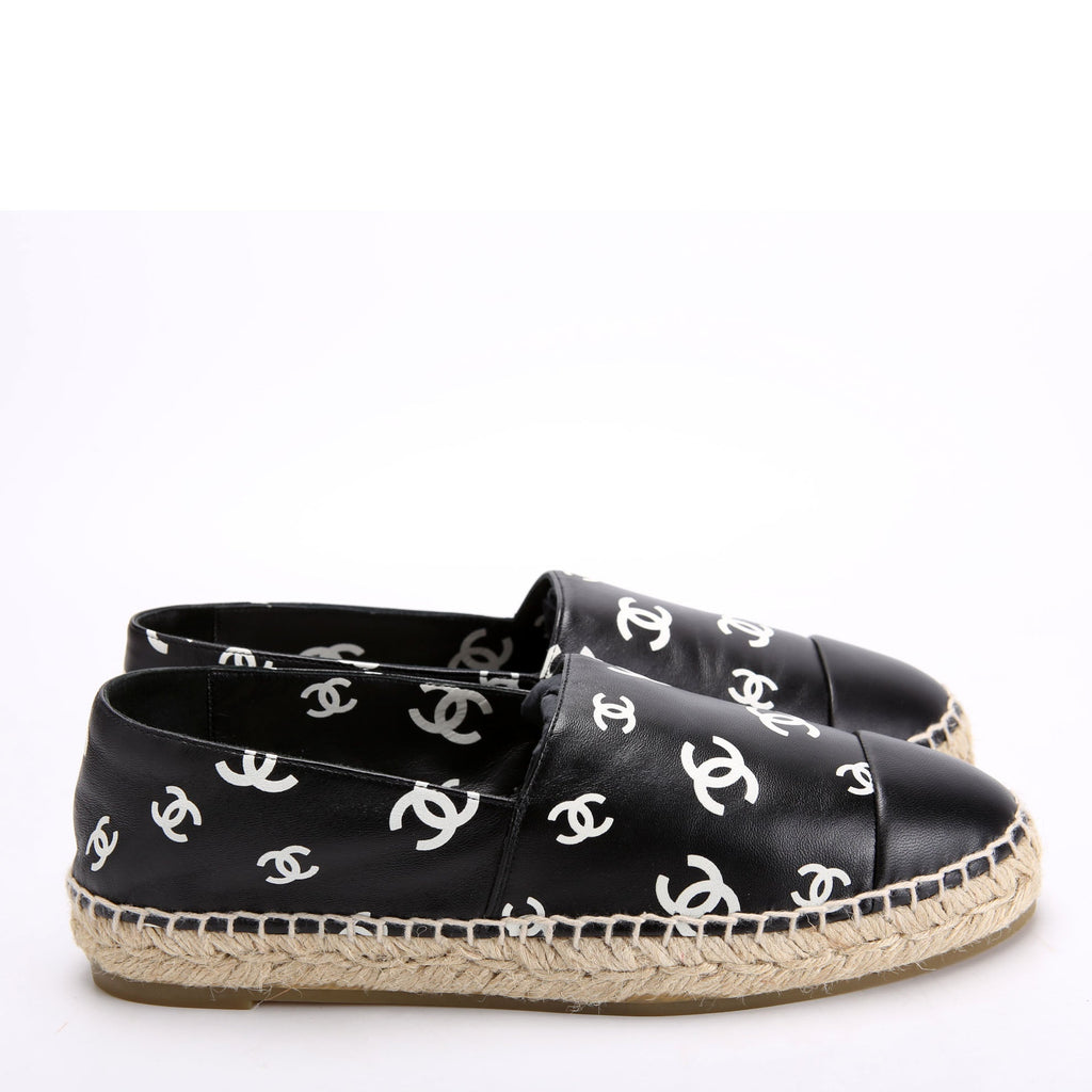 CC Espadrilles Size 39 Black/White