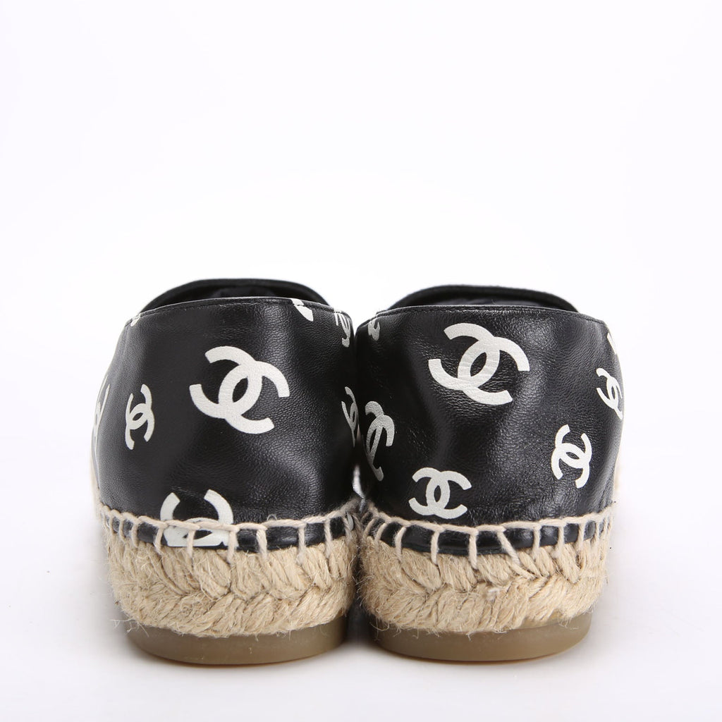 CC Espadrilles Size 39 Black/White