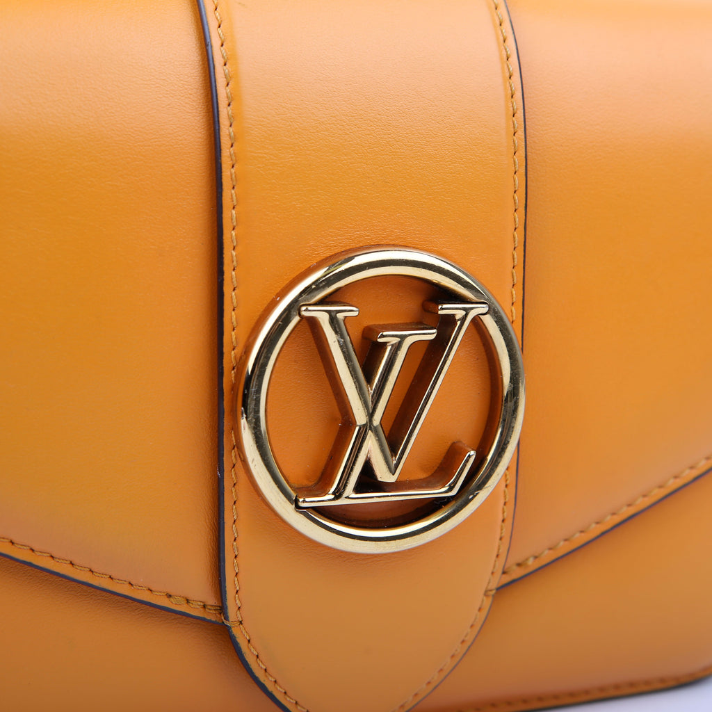 LV Pont 9 Smooth Calfskin Yellow/Orange