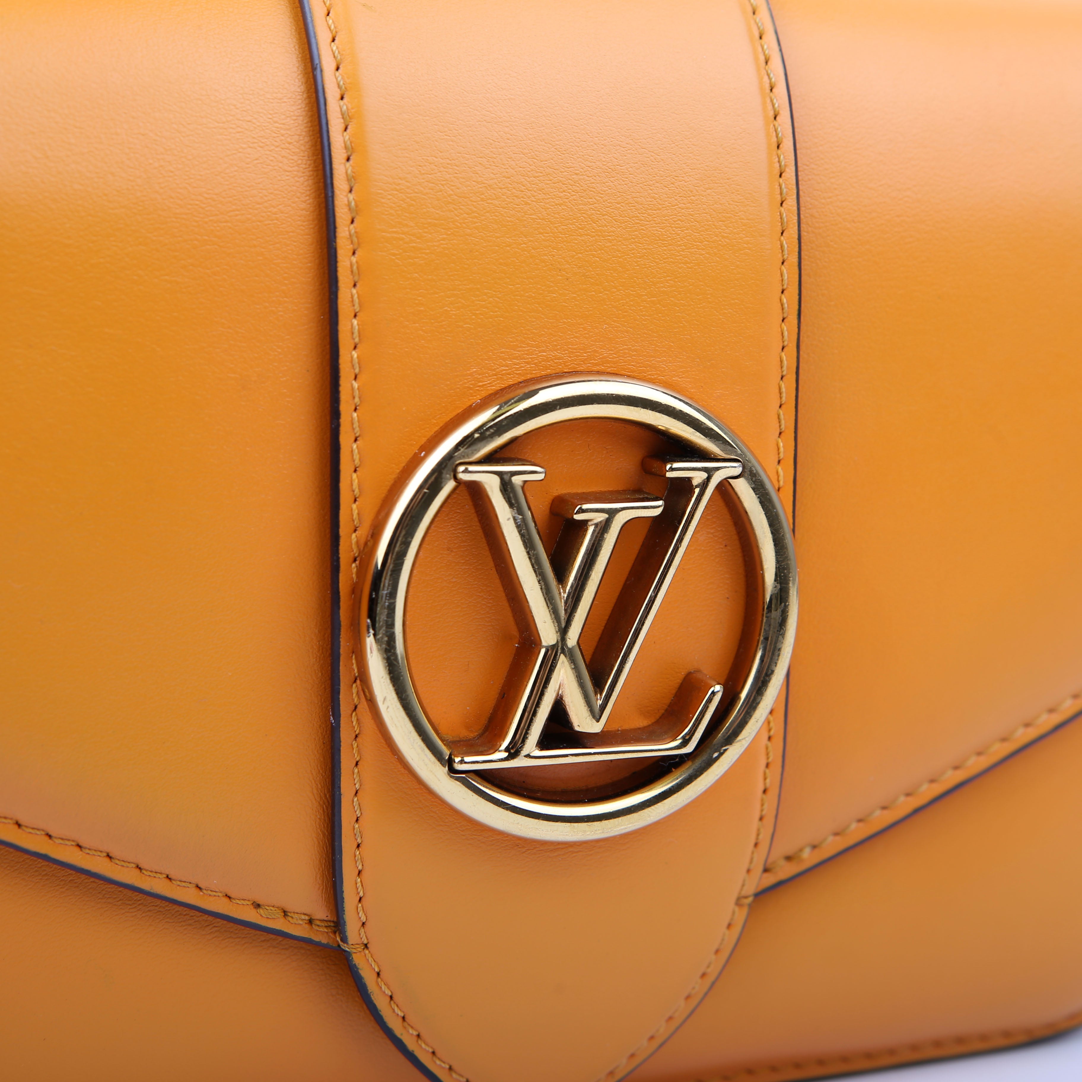 LV Pont 9 Smooth Calfskin Yellow/Orange
