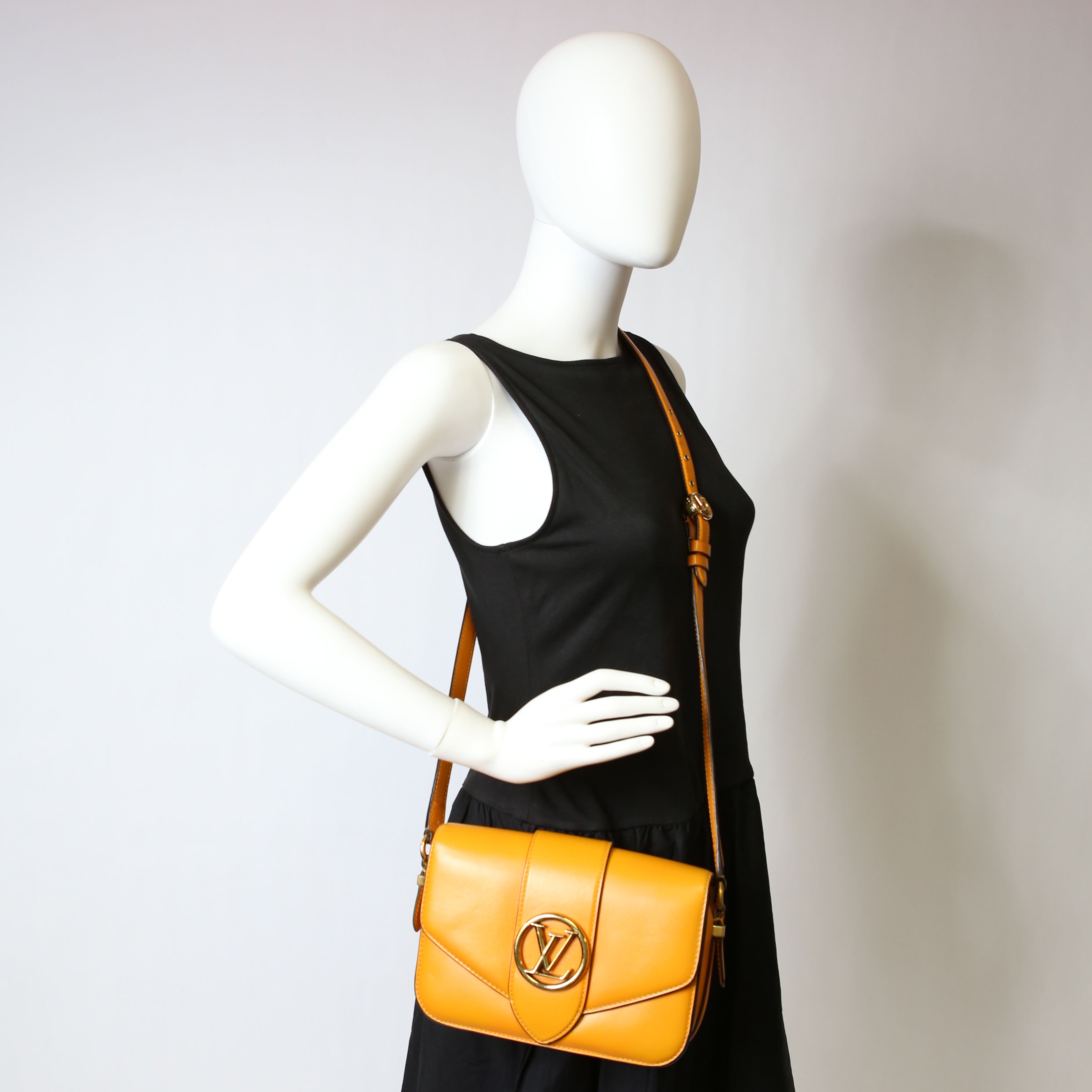 LV Pont 9 Smooth Calfskin Yellow/Orange