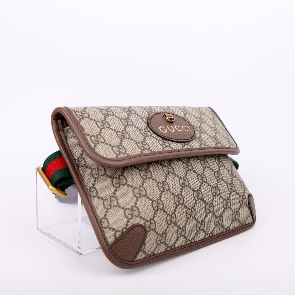 493930 GG Supreme Neo Web Belt