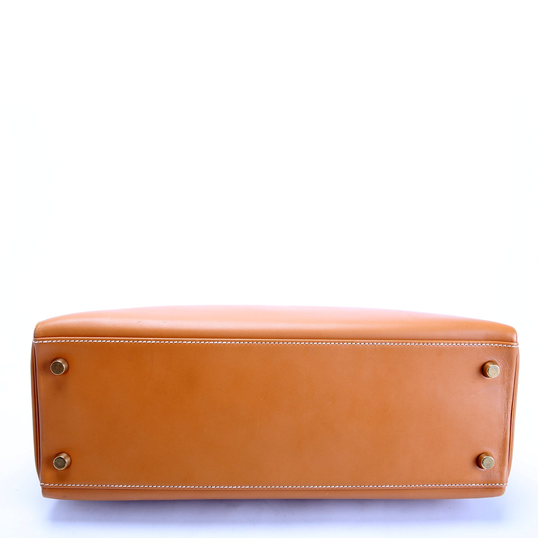 Kelly Retourne 32 Chamonix Leather 1993 Tan/Gold