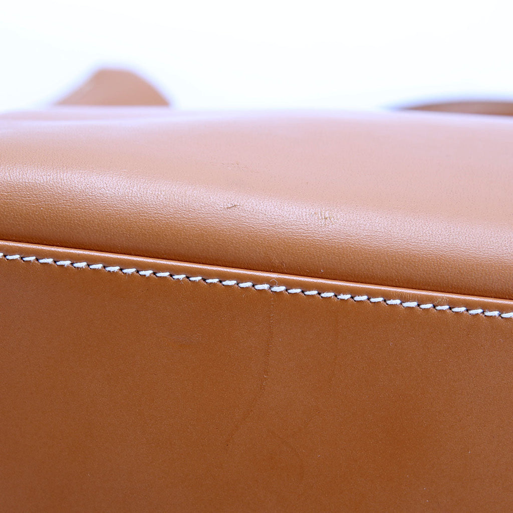 Kelly Retourne 32 Chamonix Leather 1993 Tan/Gold