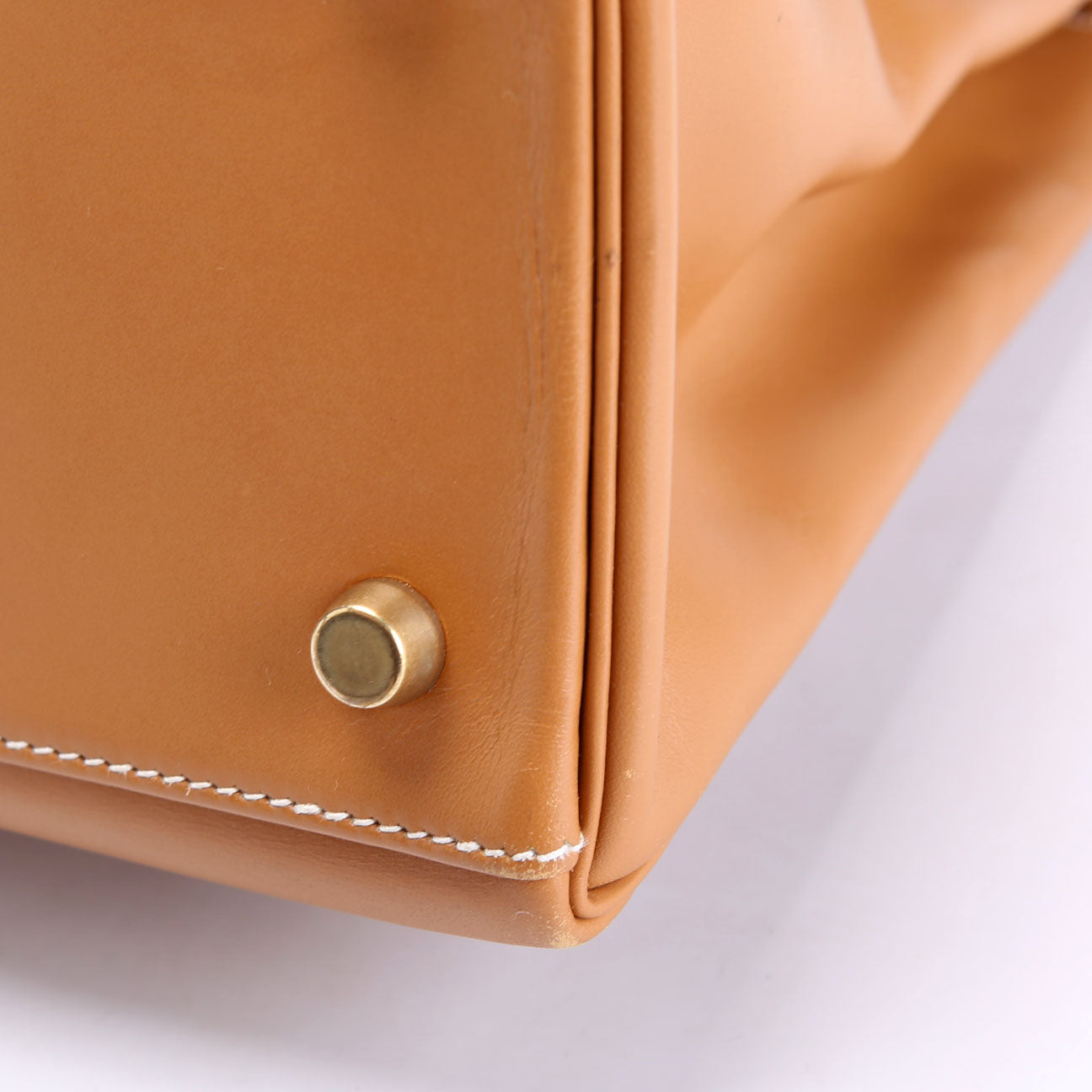 Kelly Retourne 32 Chamonix Leather 1993 Tan/Gold