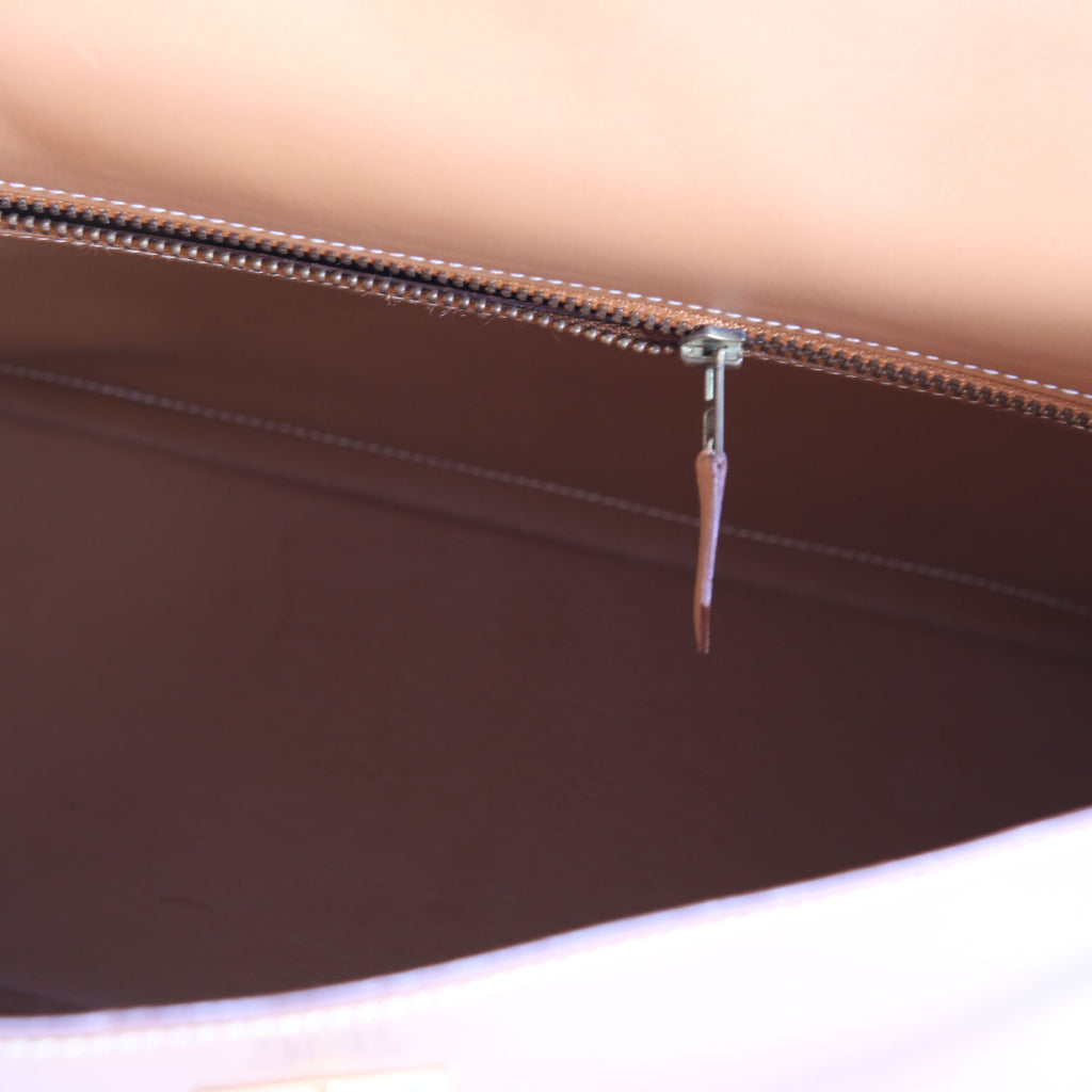 Kelly Retourne 32 Chamonix Leather 1993 Tan/Gold