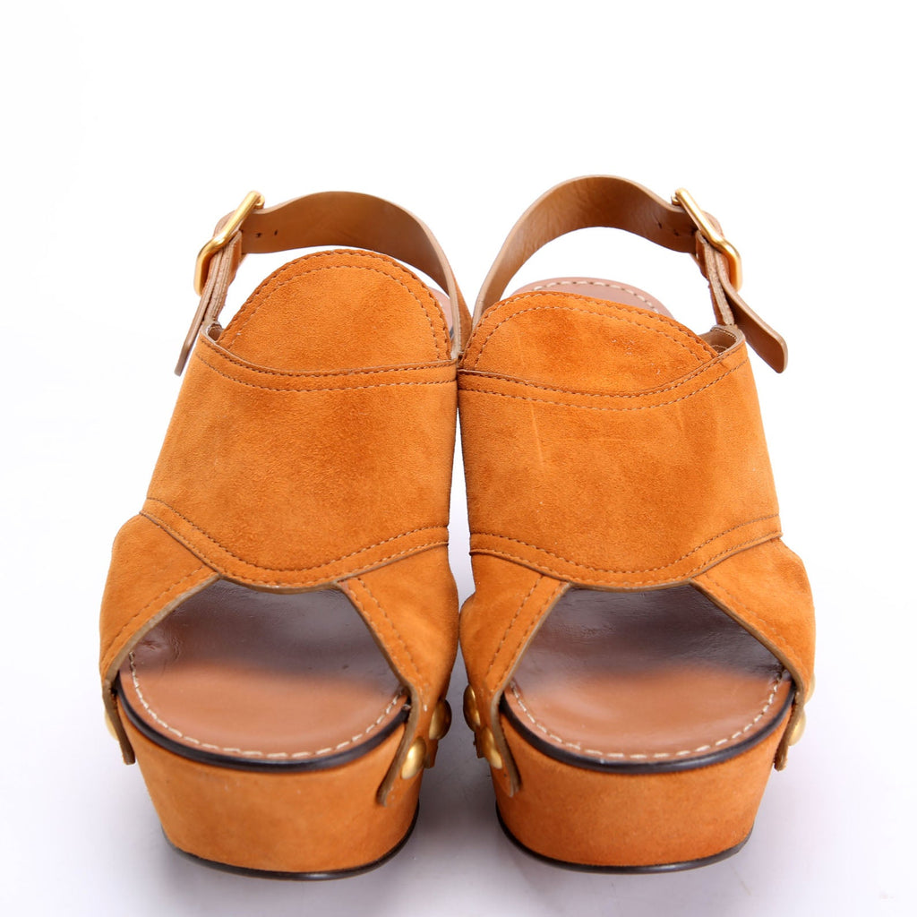 Misha Suede Wedges Size 38.5