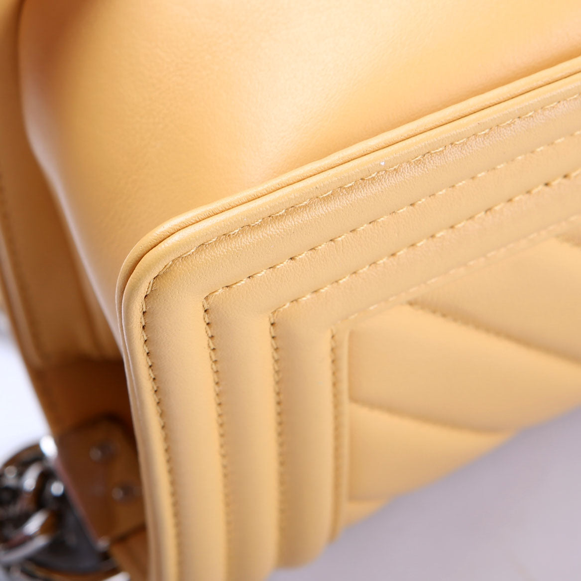 Boy Flap Small Chevron Calfskin 22M