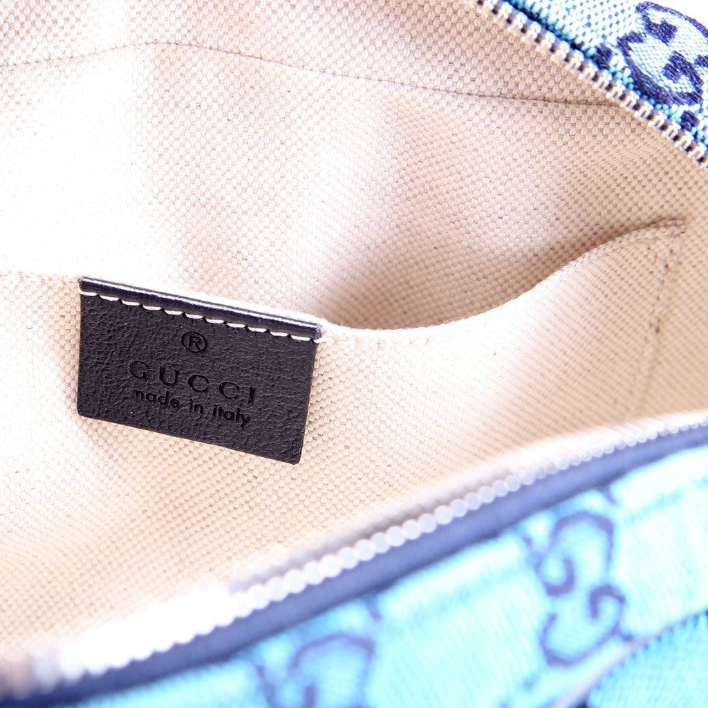 Gucci 447632 Marmont Small GG Canvas Camera Blue