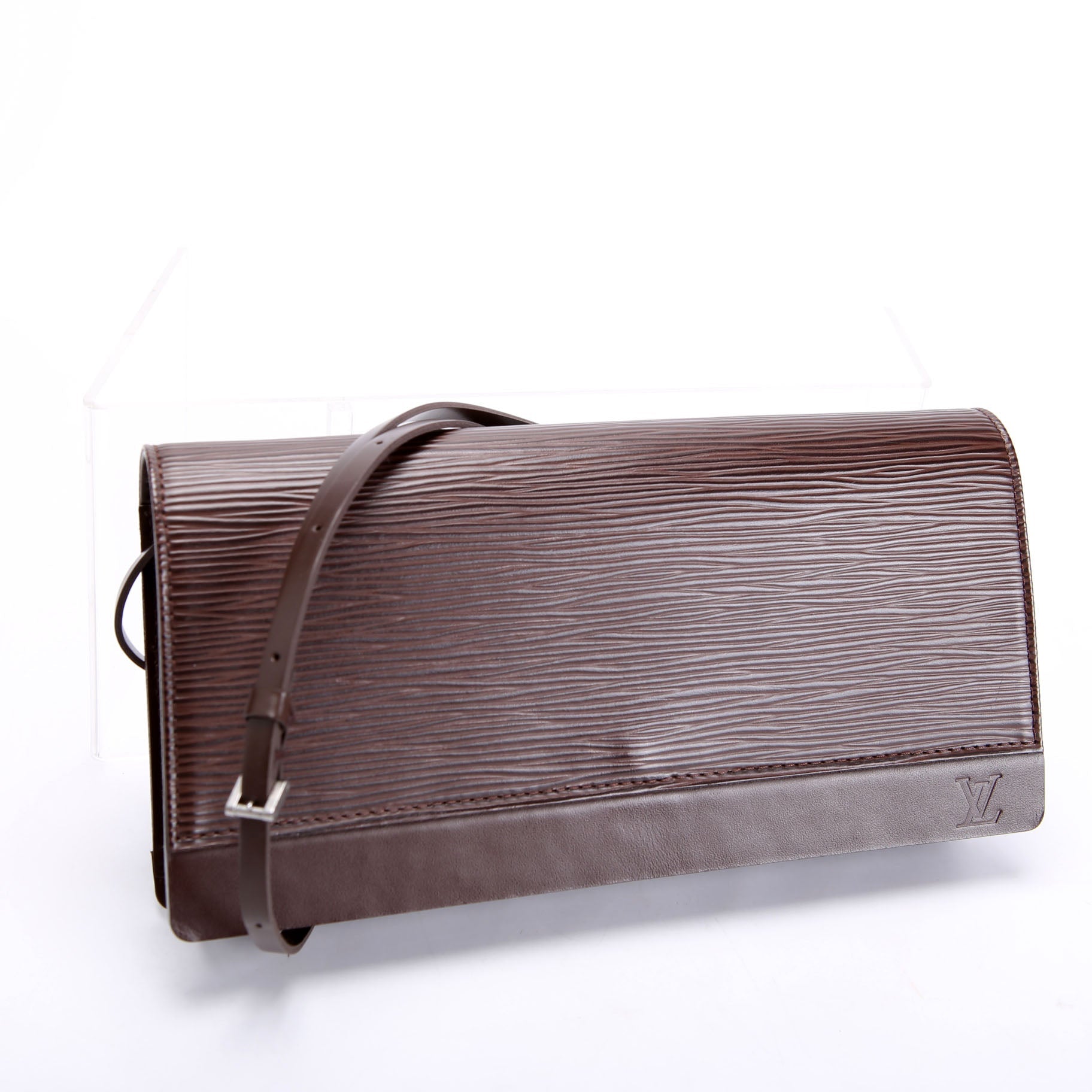 Honfleur Clutch Epi Brown
