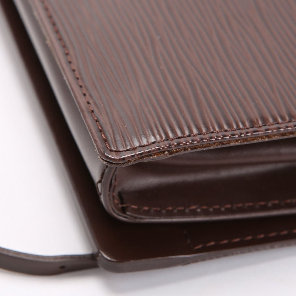 Honfleur Clutch Epi Brown