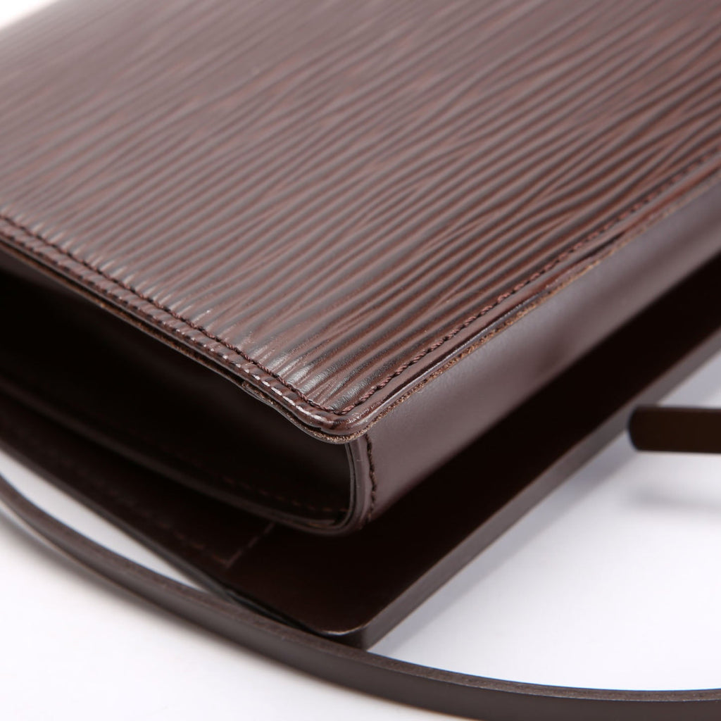 Honfleur Clutch Epi Brown