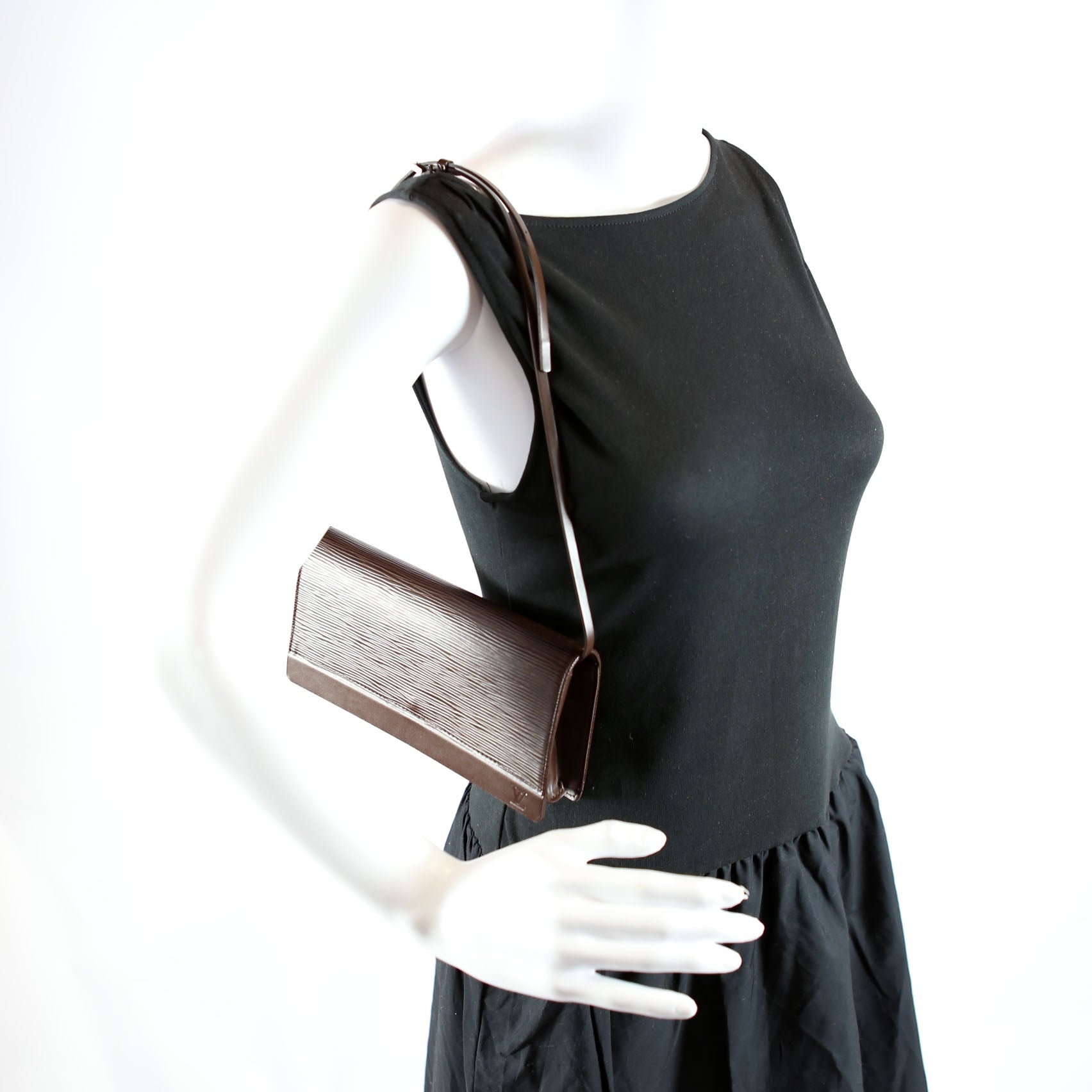 Honfleur Clutch Epi Brown