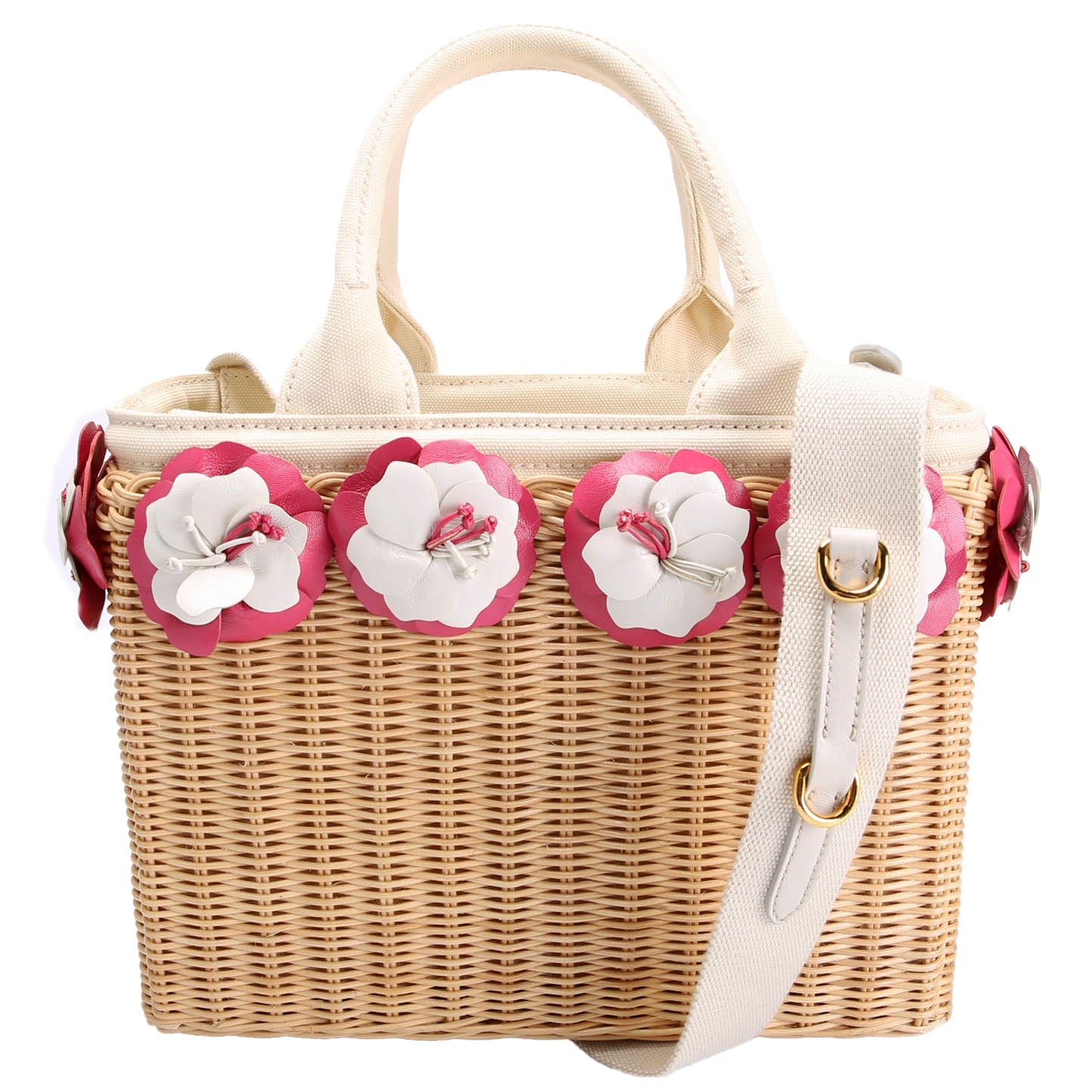 1BG835 Midollino Flower Basket Tote