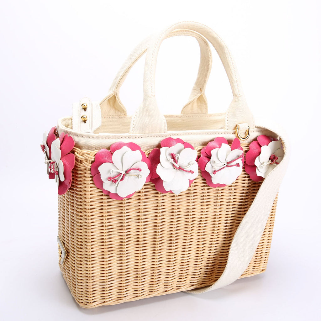 1BG835 Midollino Flower Basket Tote
