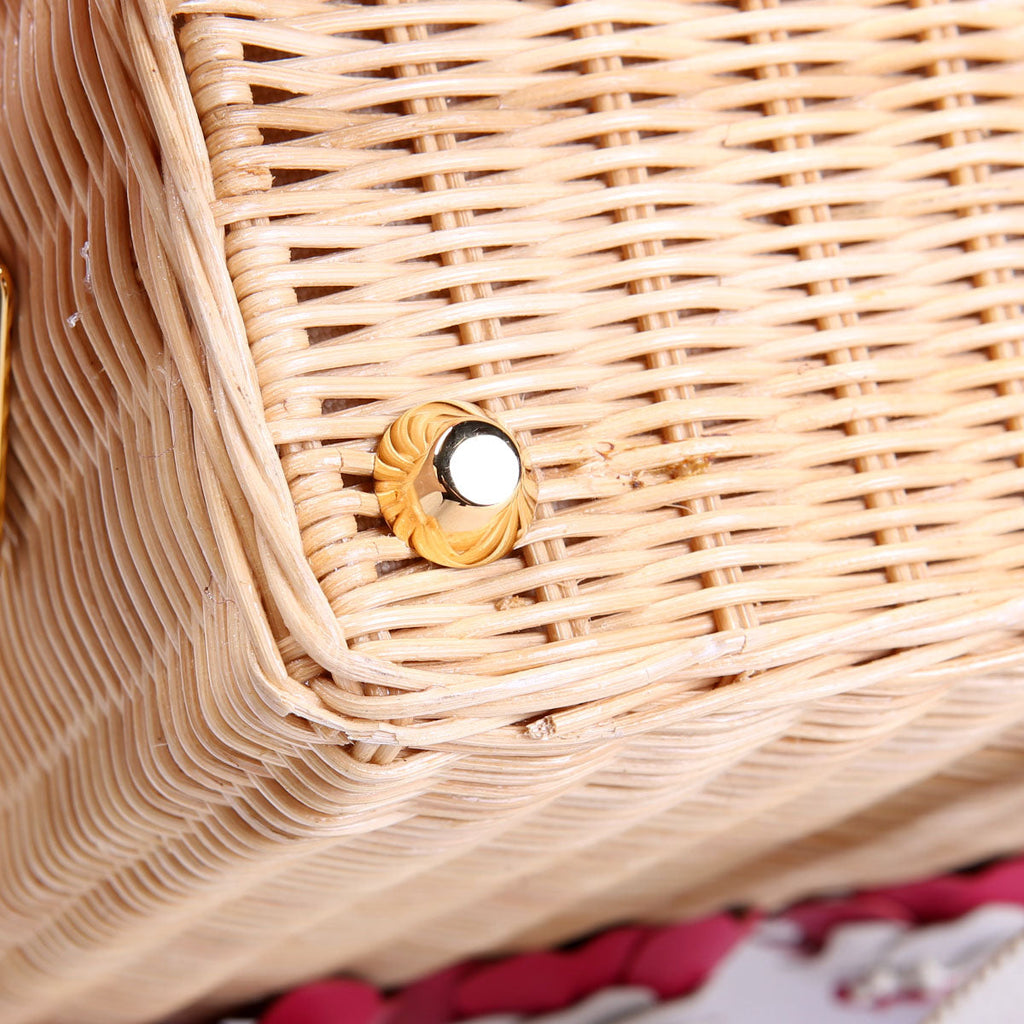 1BG835 Midollino Flower Basket Tote