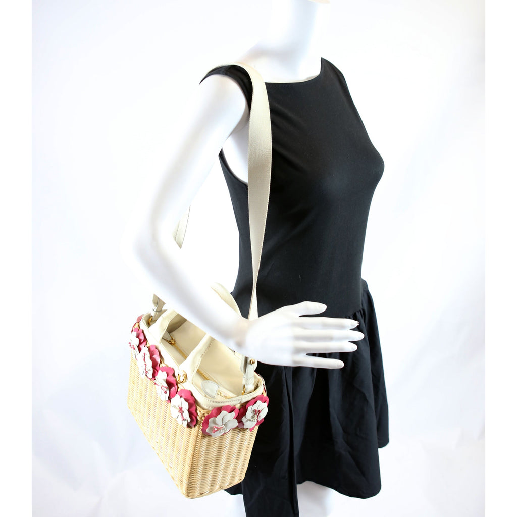1BG835 Midollino Flower Basket Tote