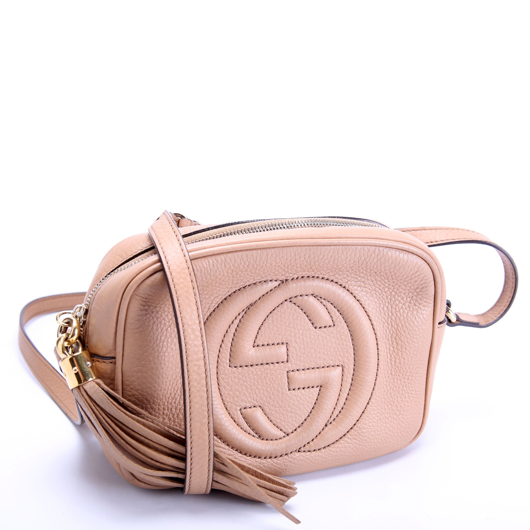 Gucci 308364 Soho Disco Crossbody Nude
