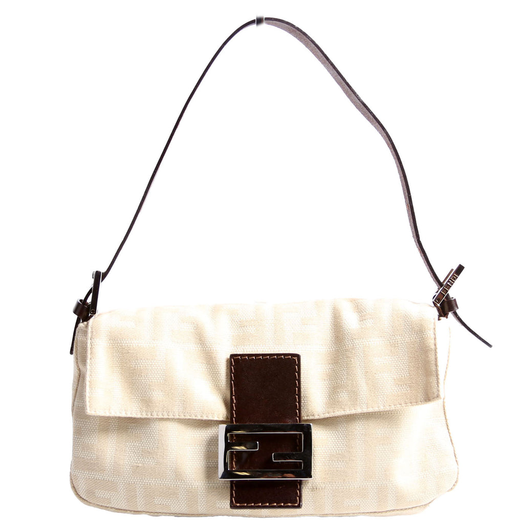 Baguette FF Zucca Vintage Beige