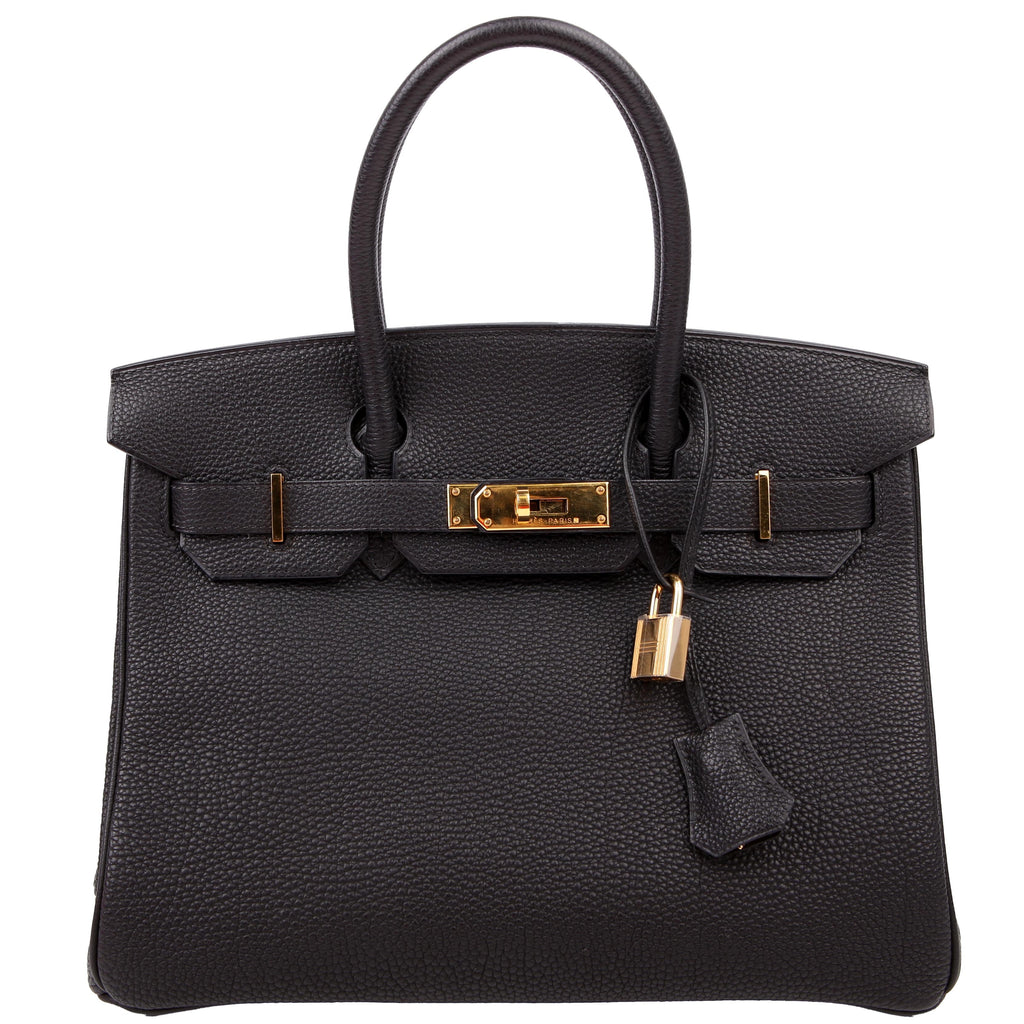 Hermes Birkin 30 Togo 2002 Black/Gold