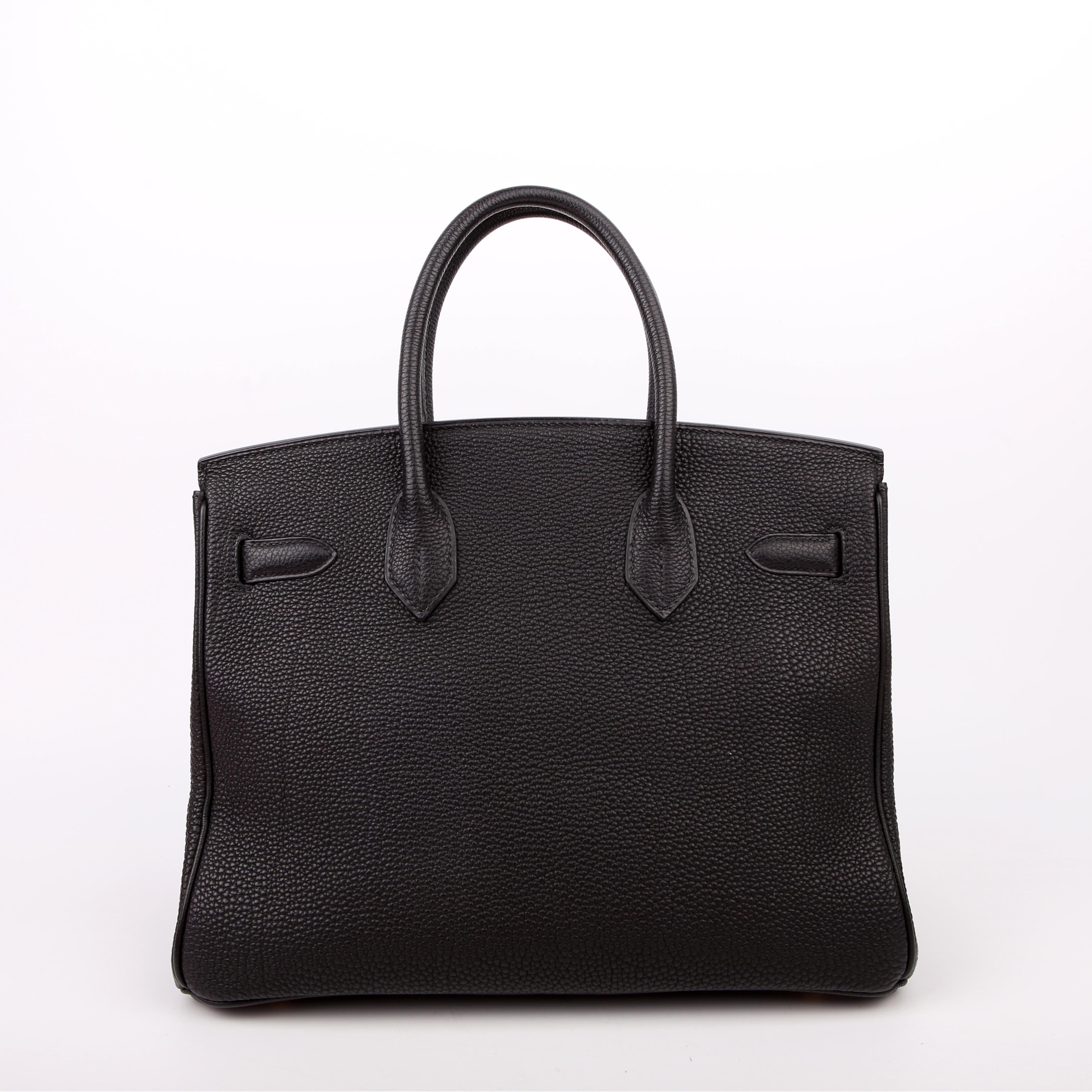 Hermes Birkin 30 Togo 2002 Black/Gold