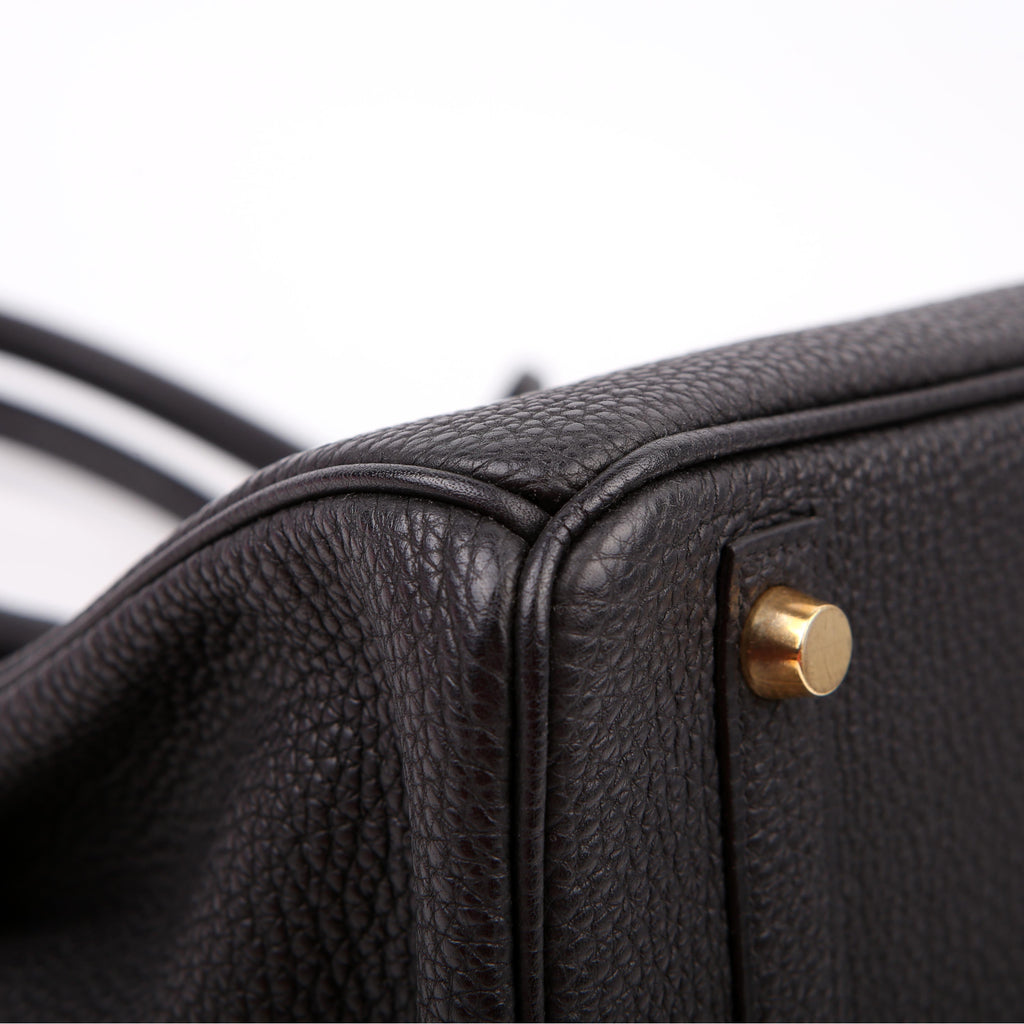 Hermes Birkin 30 Togo 2002 Black/Gold