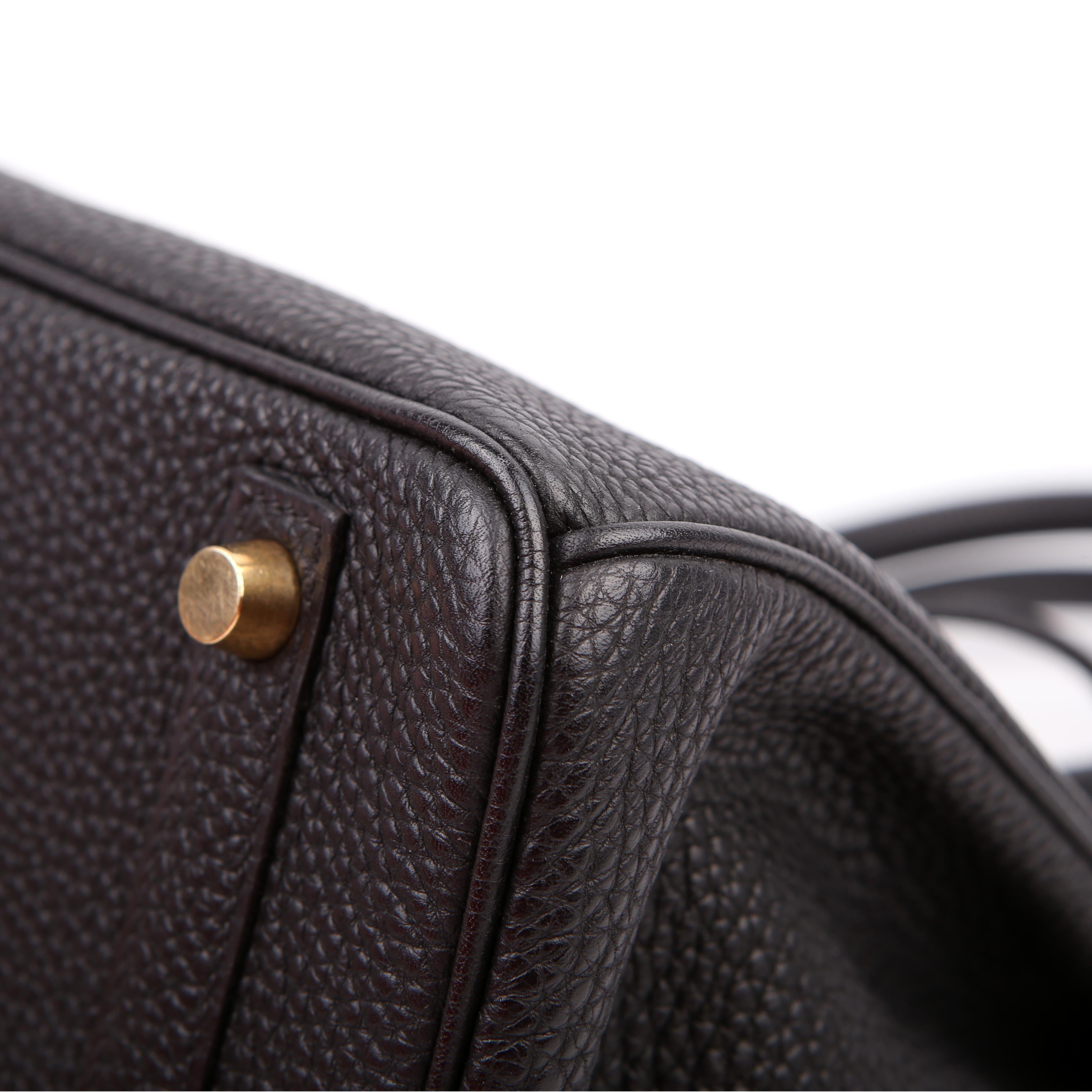 Hermes Birkin 30 Togo 2002 Black/Gold