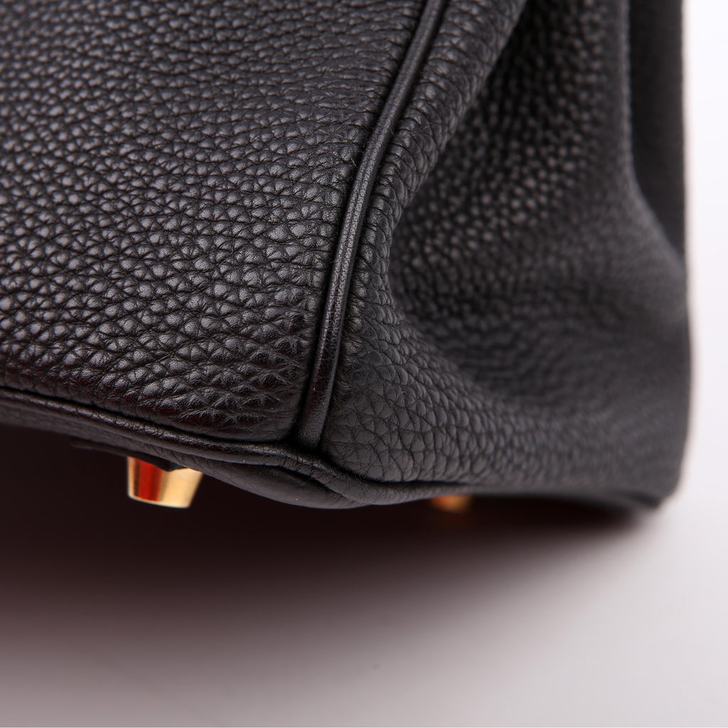 Hermes Birkin 30 Togo 2002 Black/Gold