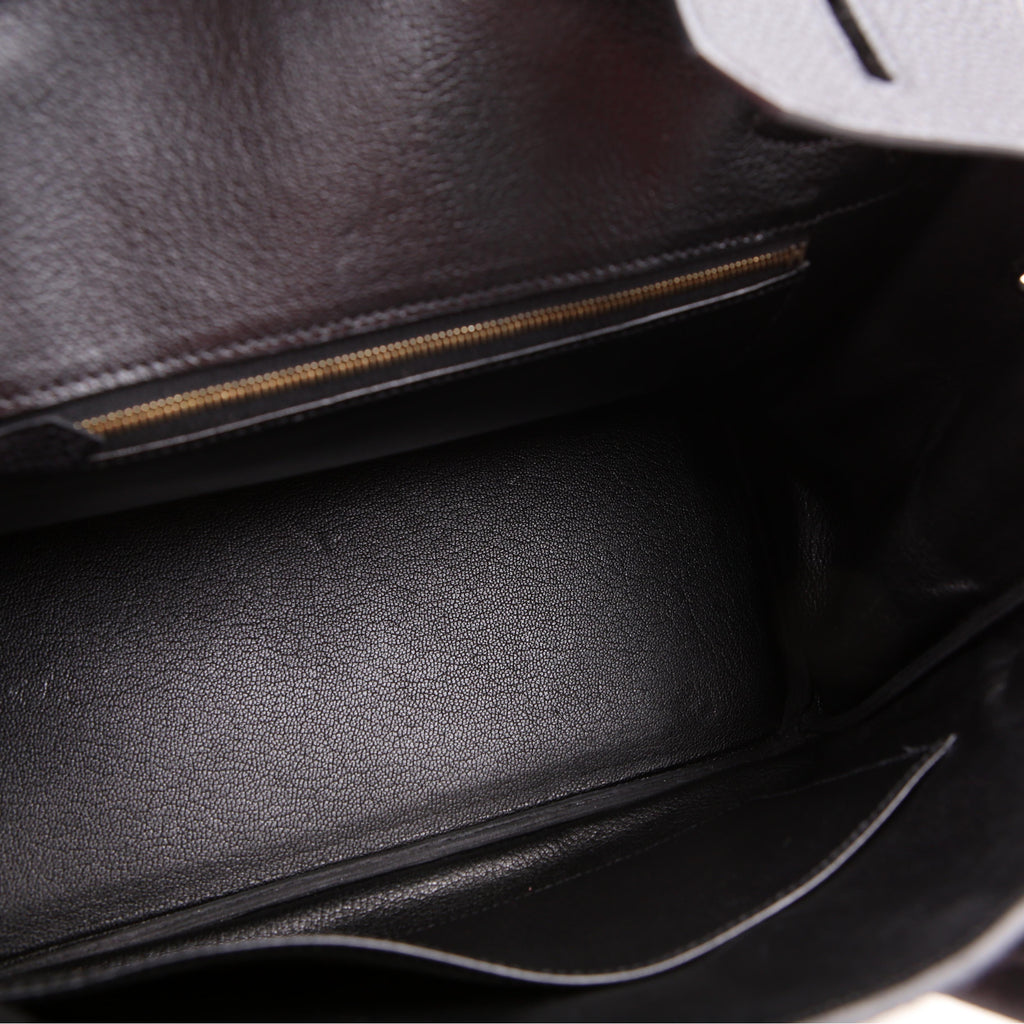 Hermes Birkin 30 Togo 2002 Black/Gold