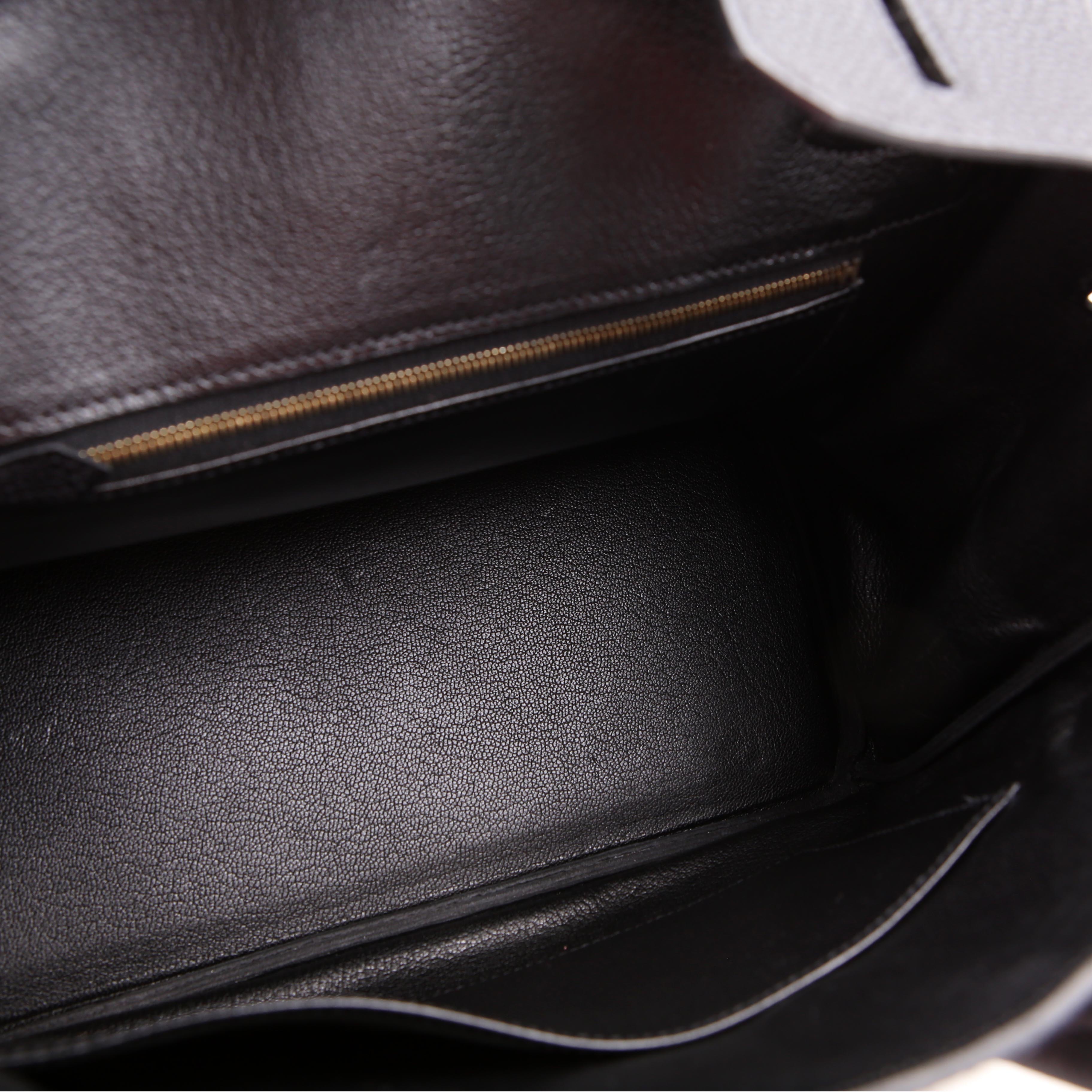 Hermes Birkin 30 Togo 2002 Black/Gold