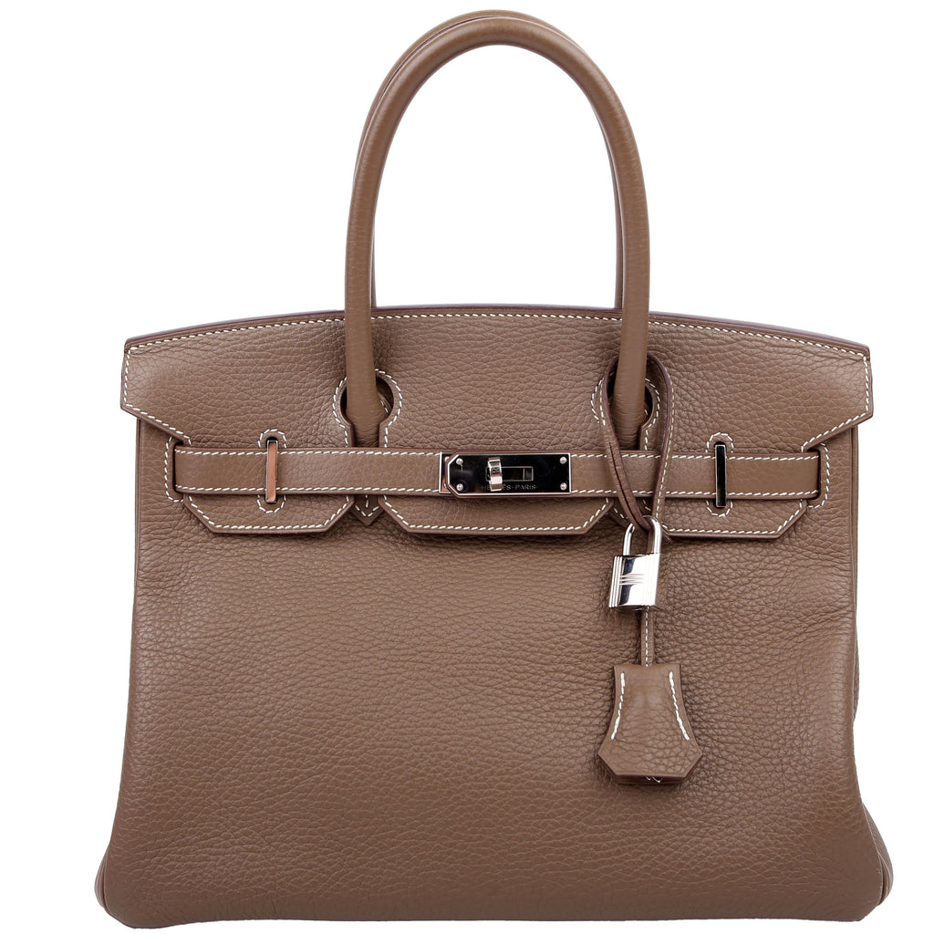 Birkin 30 Togo Etoupe/Palladium 2018