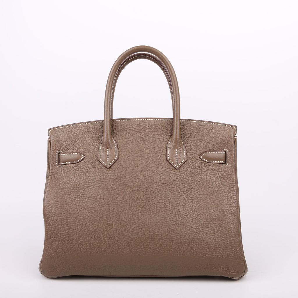 Birkin 30 Togo Etoupe/Palladium 2018