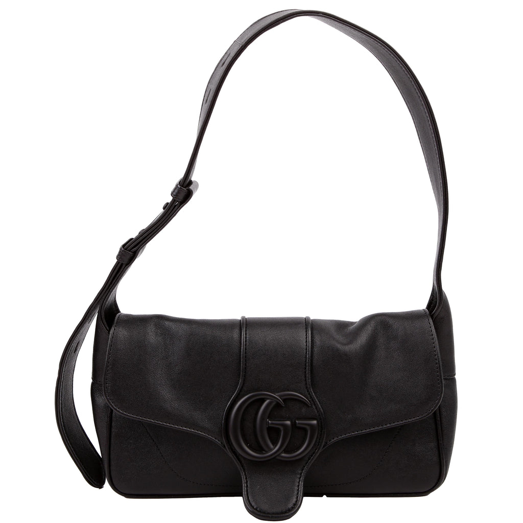 Gucci 767226 Aphrodite Monochrome Small Shoulder Black