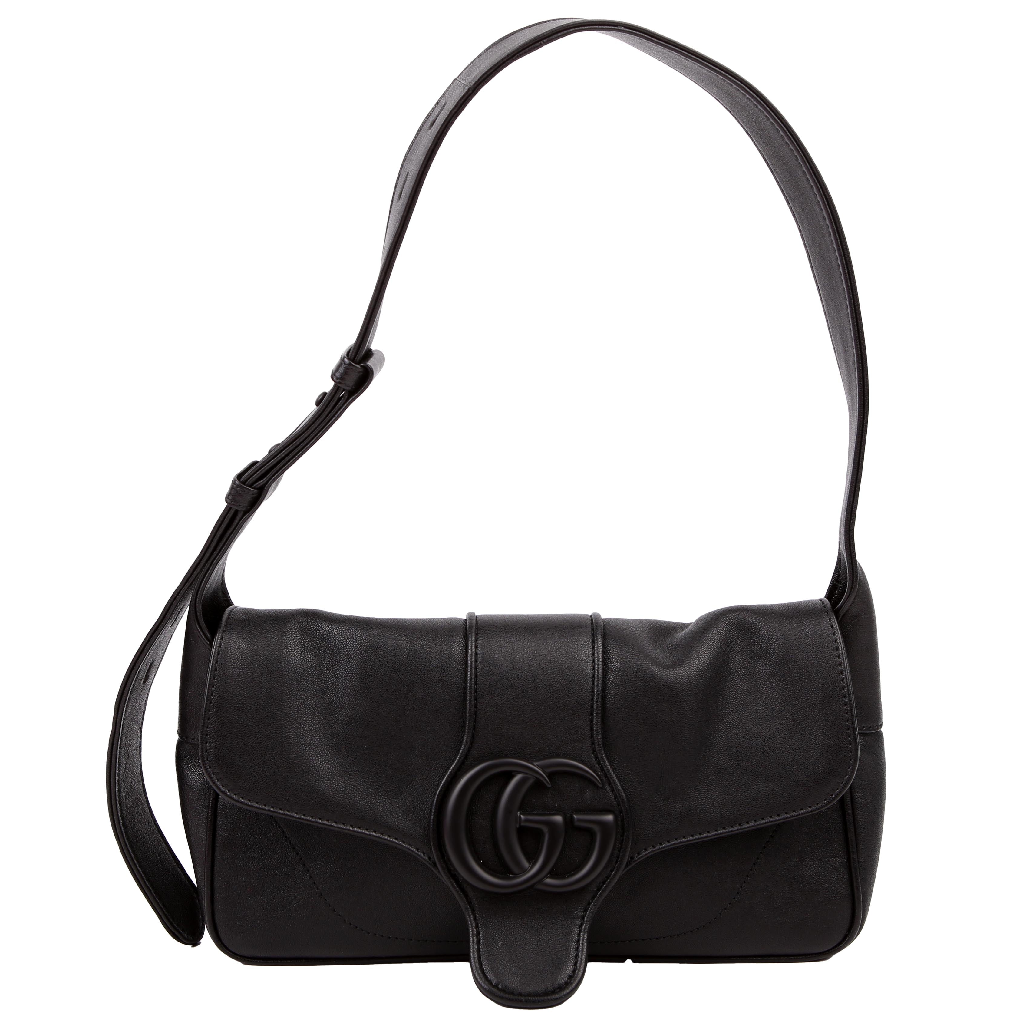 Gucci 767226 Aphrodite Monochrome Small Shoulder Black