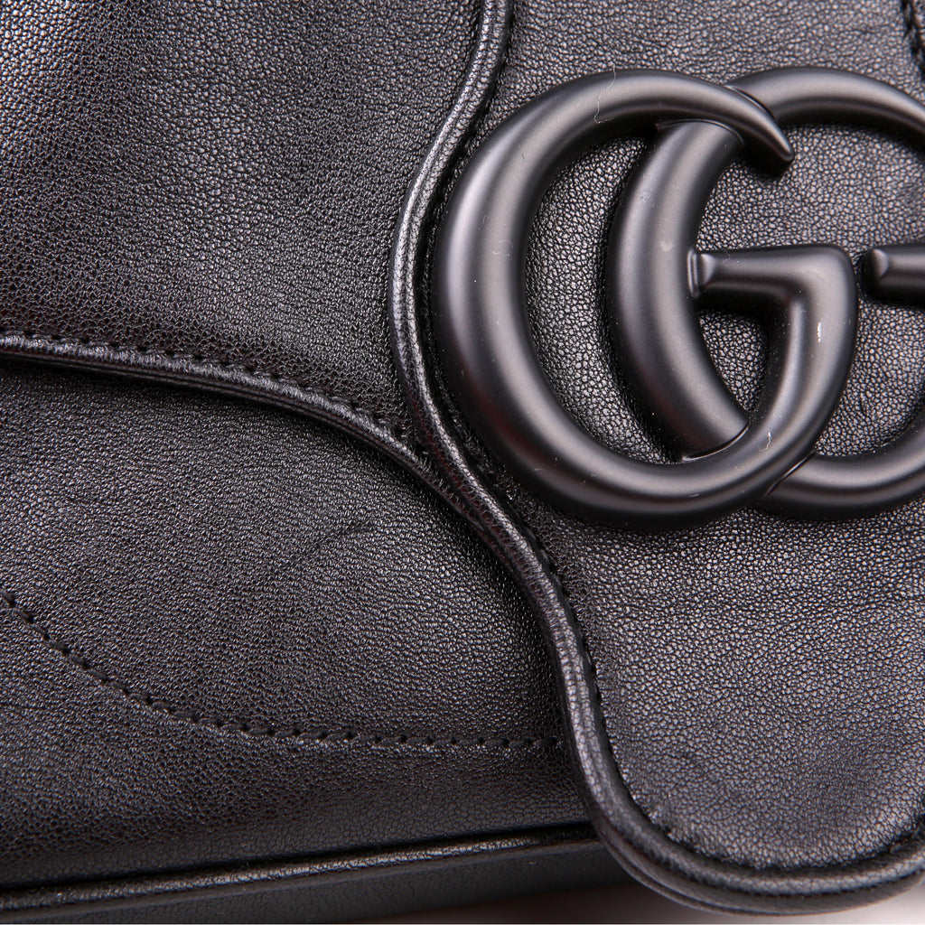 Gucci 767226 Aphrodite Monochrome Small Shoulder Black