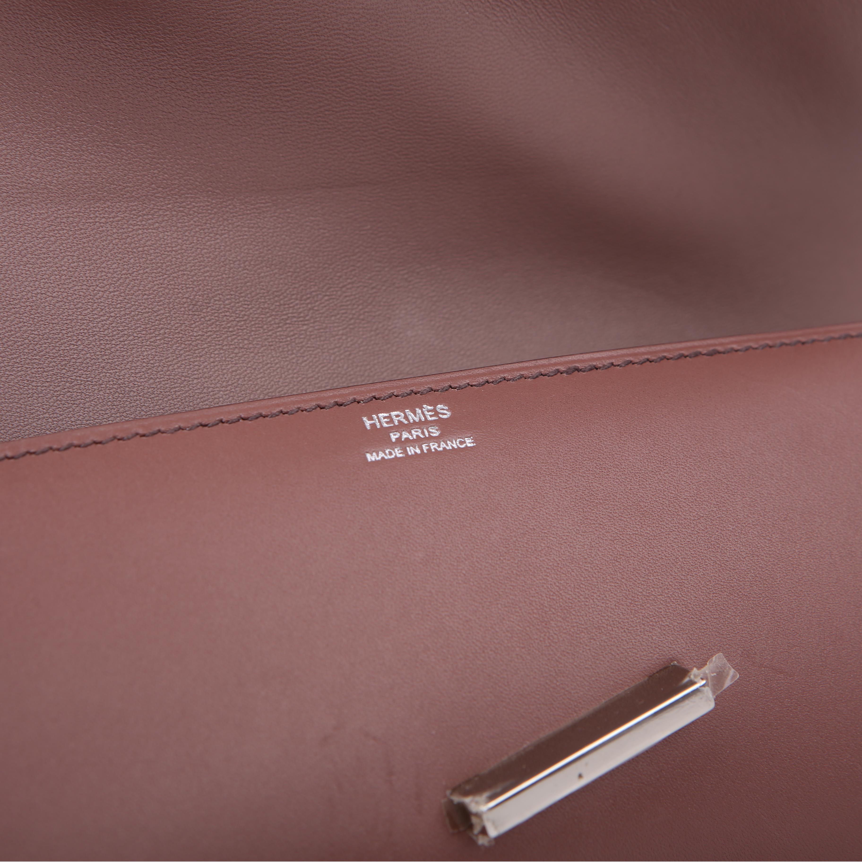 Hermes Egee Clutch Tadelakt Taupe