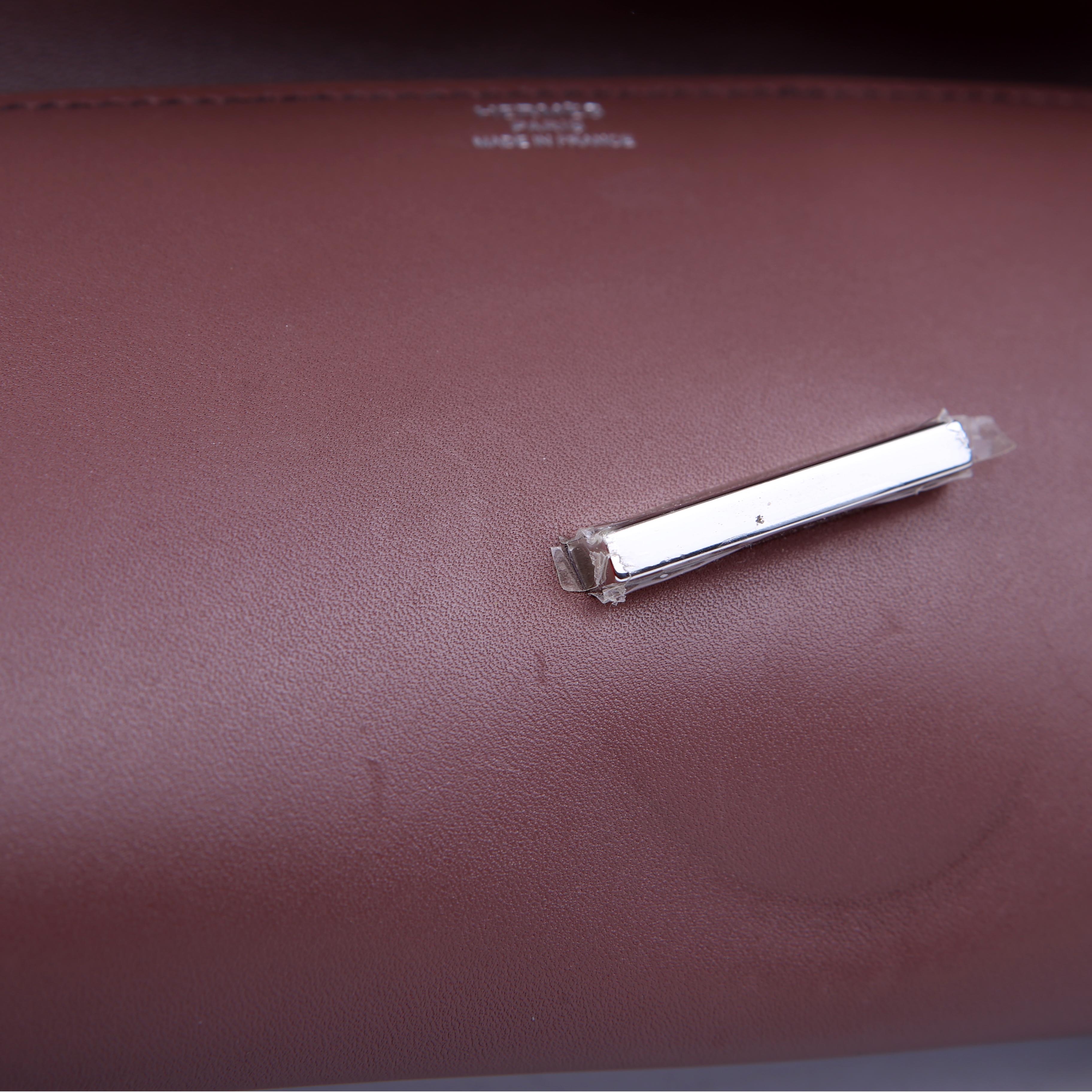 Hermes Egee Clutch Tadelakt Taupe