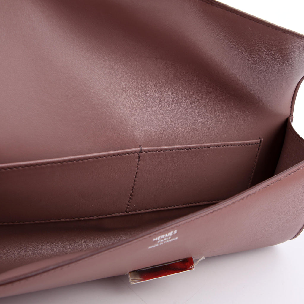 Hermes Egee Clutch Tadelakt Taupe