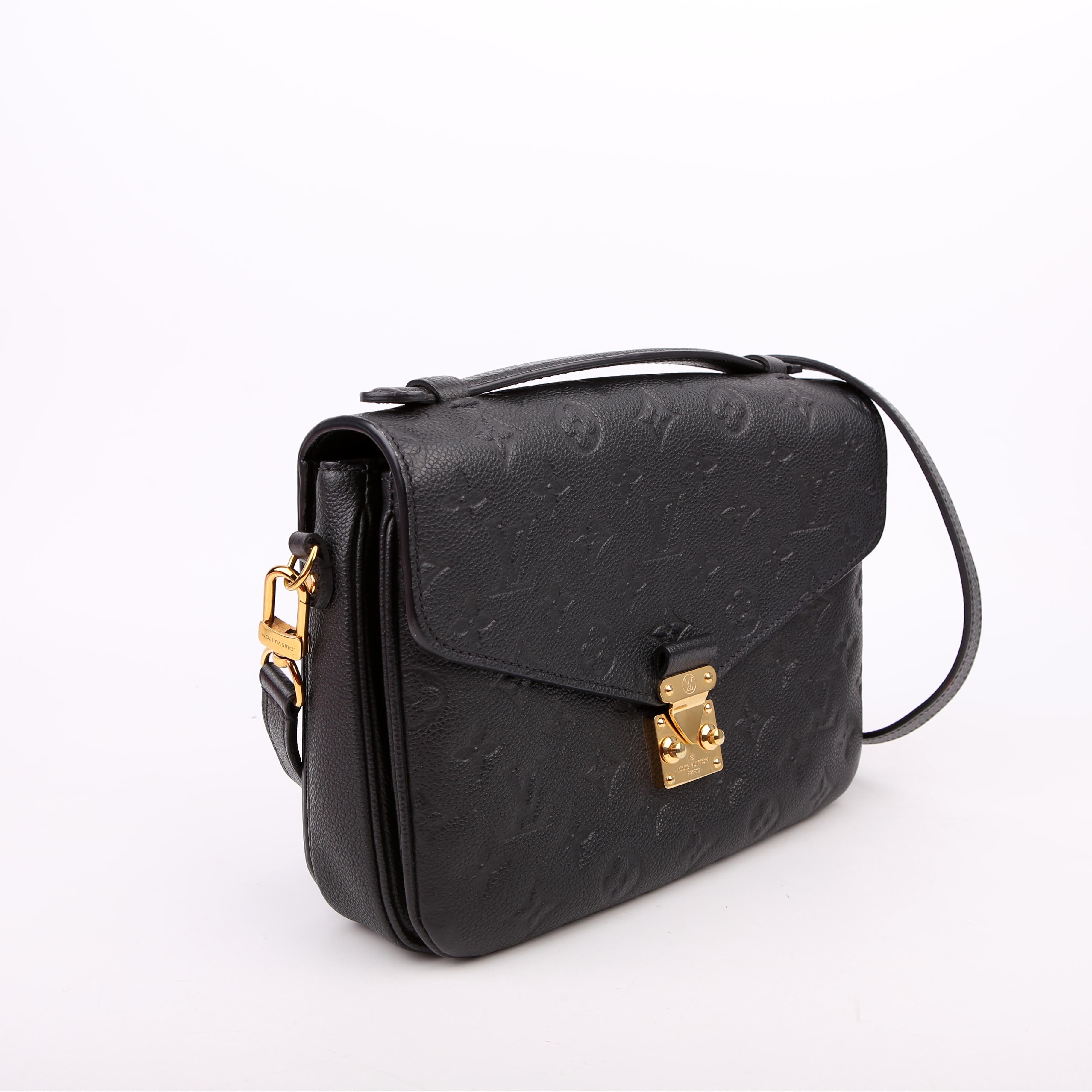 Pochette Metis Empreinte Black